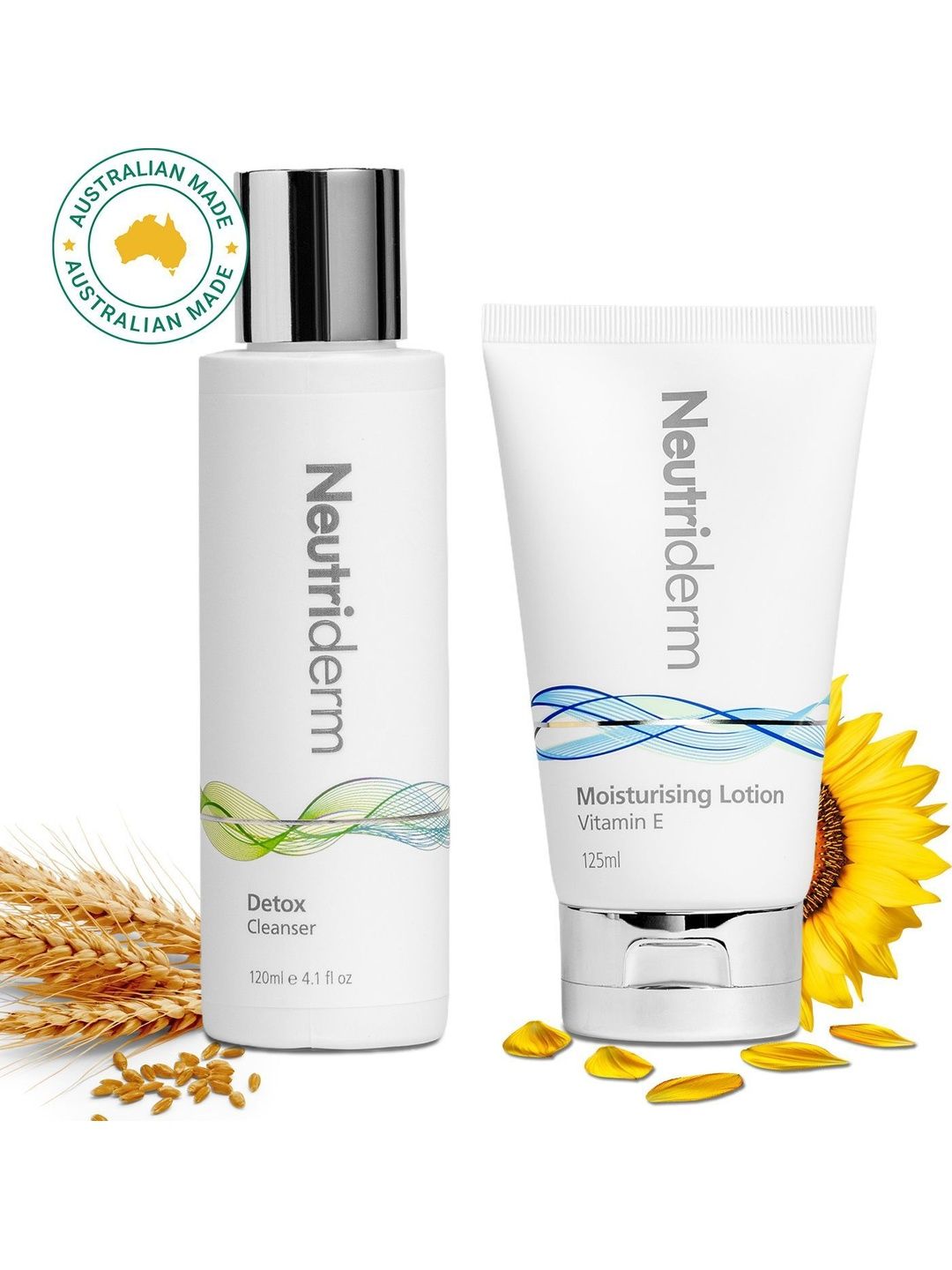Neutriderm Set Of 2 Moisturising Lotion - 125 ml & Detox Cleanser - 120 ml-image-22
