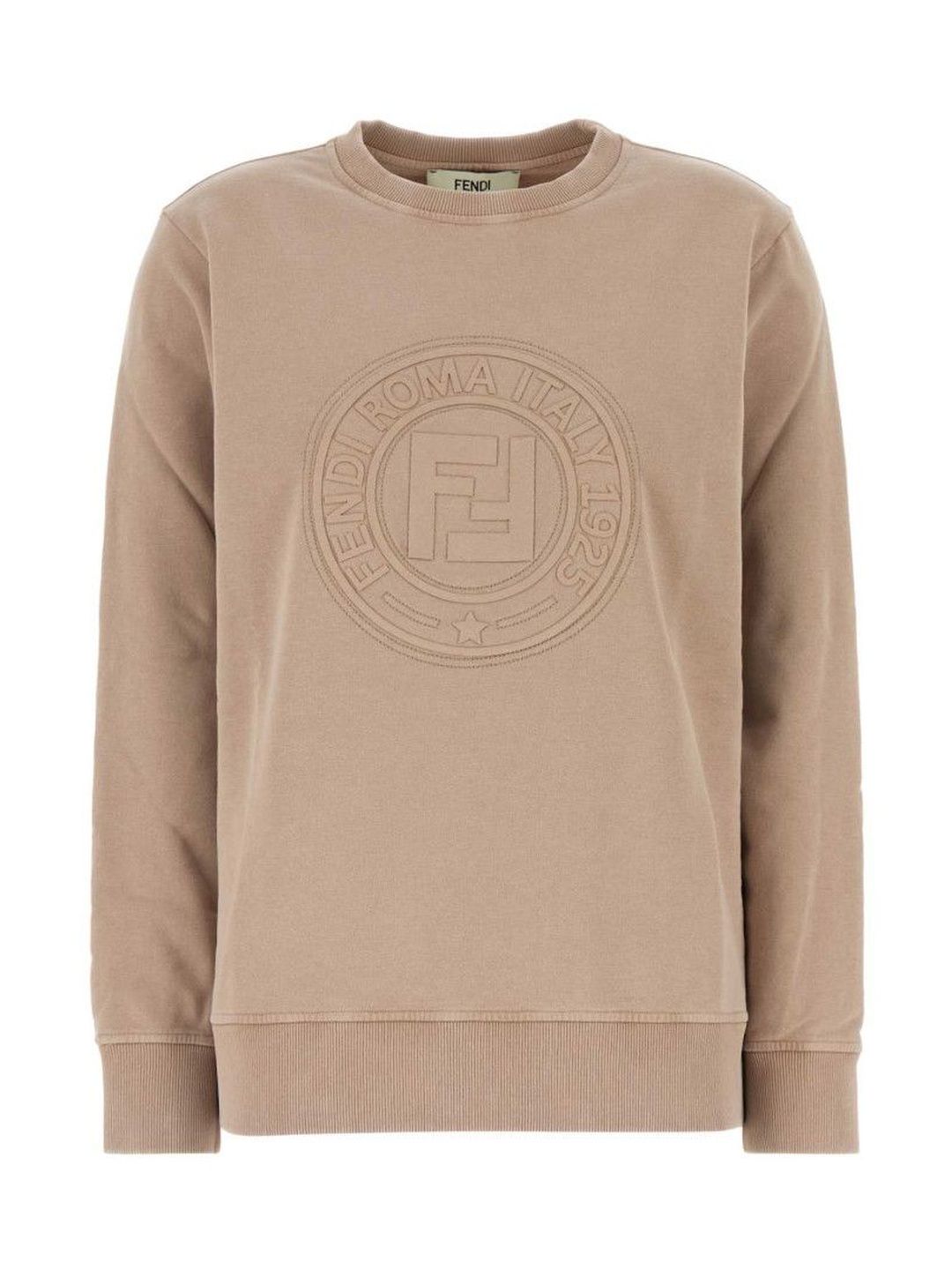 fendi Cappuccino cotton oversize sweatshirt-picture-44