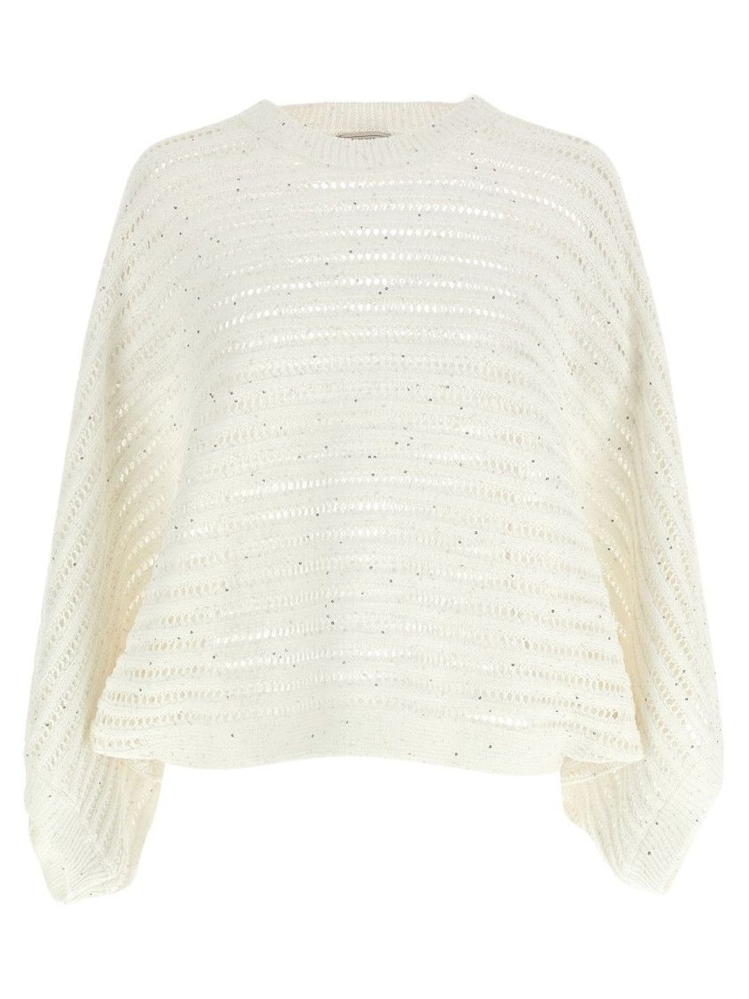 peserico White Tricot florette sweater-picture-31