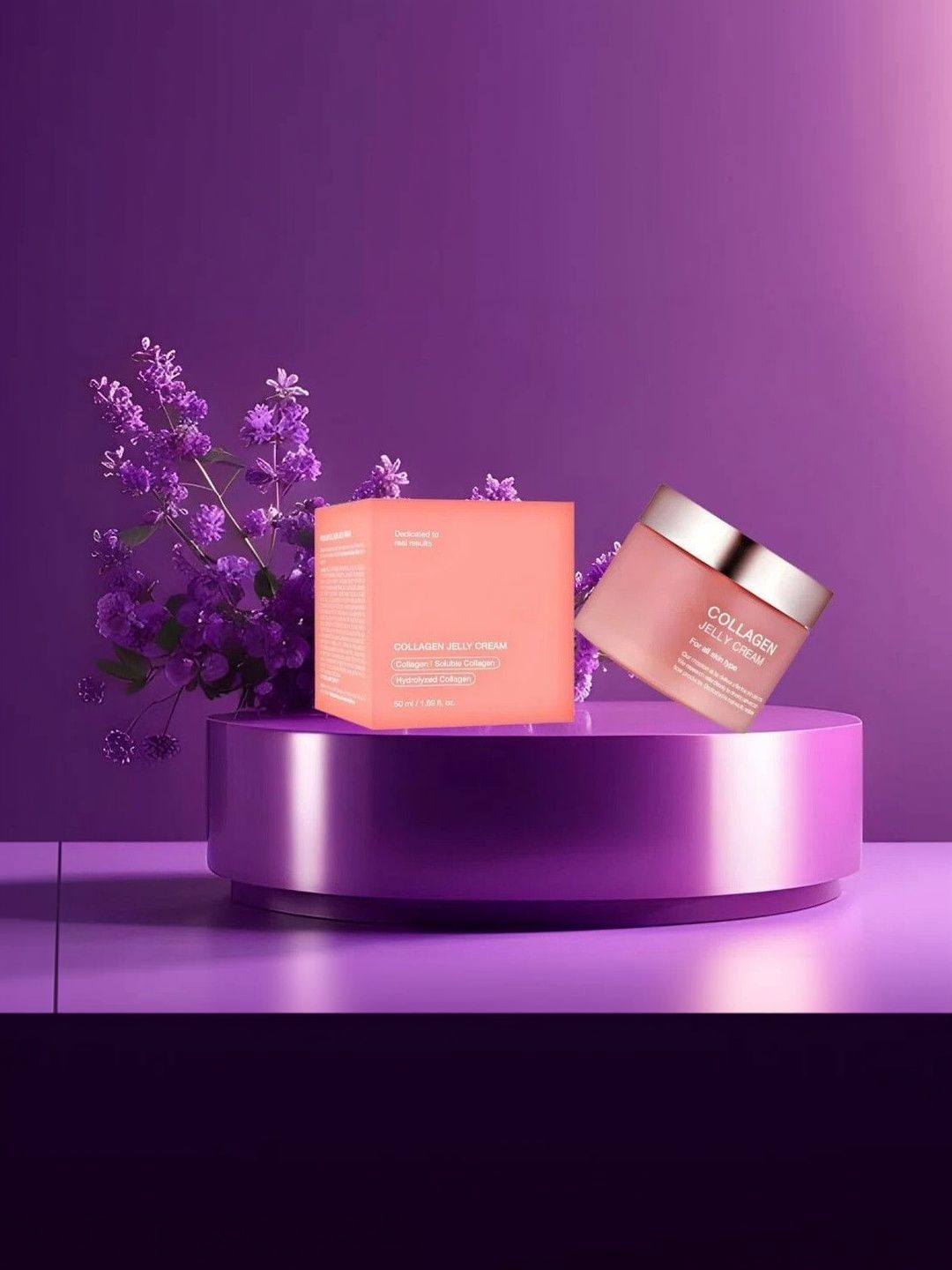 Elecsera Jelly Cream Boosts Skin's Barrier Hydration and Gives 24h Glow & Lifted Look-50gm-image-5