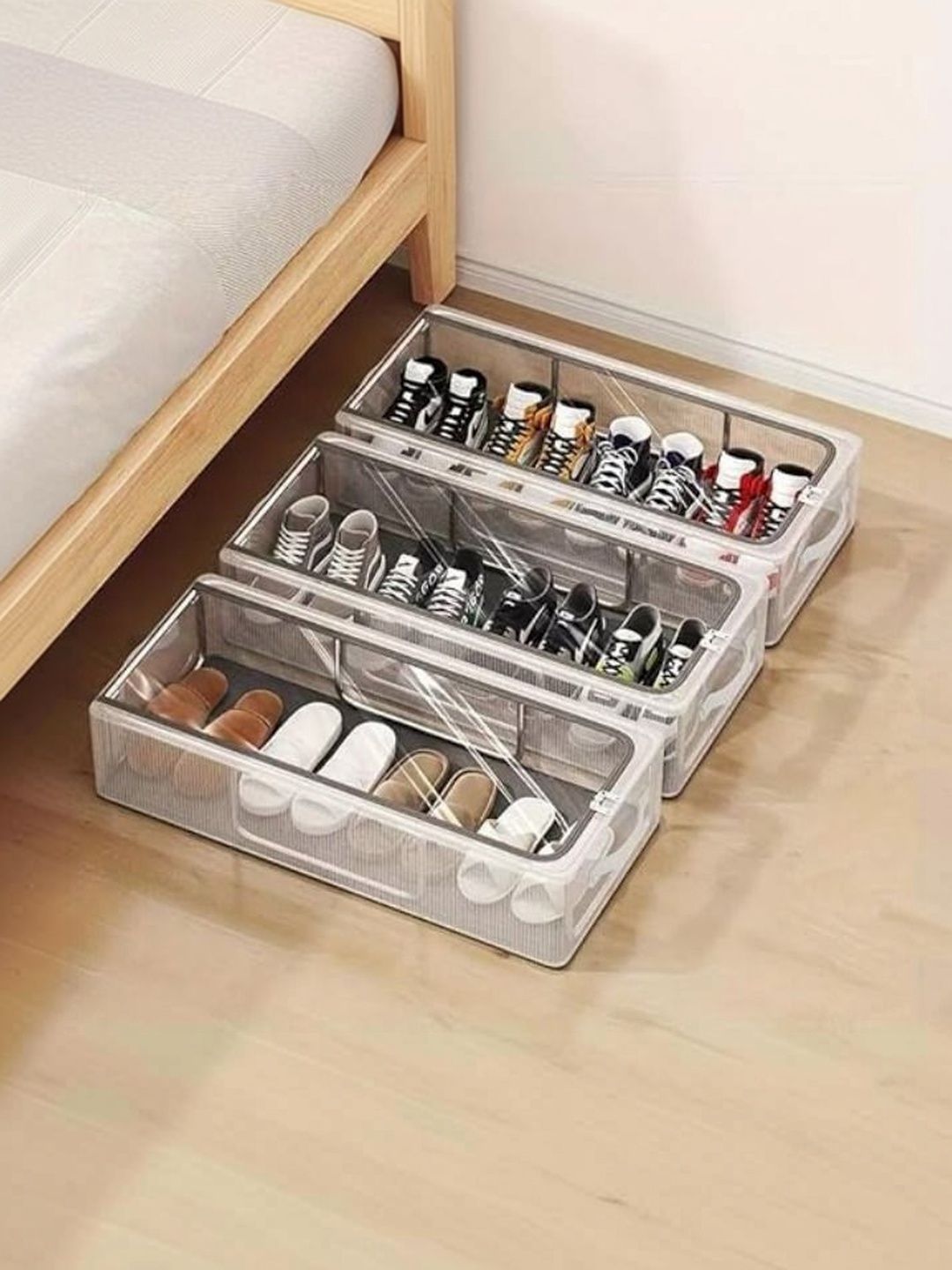 Ashmakam Multicoloured Set of 1 Super Strong Shoes Organiser Organisers-picture-35