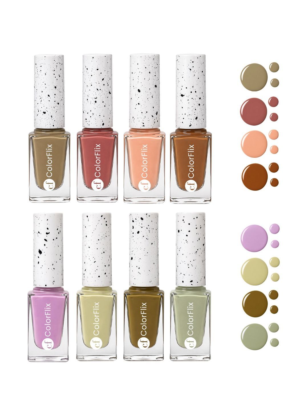 COLORFLIX Set Of 8 Long Stay, High Shine Nail Polish - 4 ml Each-picture-15