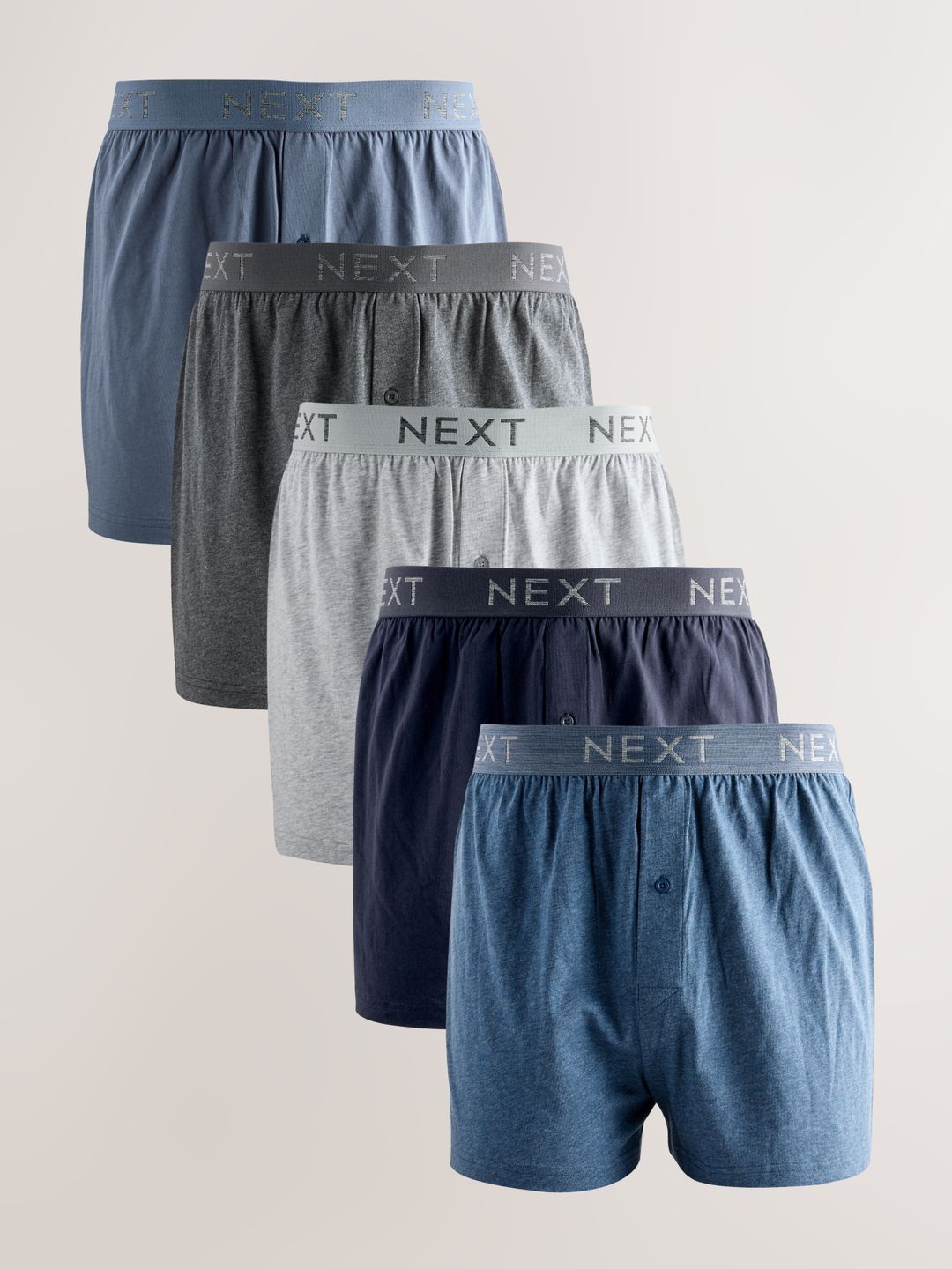 NEXT Pack Of 5 Pure Cotton Loose Boxers-picture-24