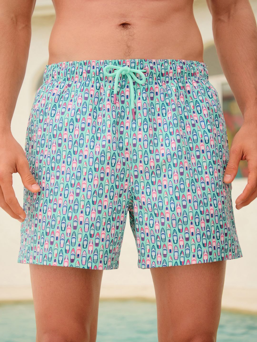 NEXT Men Printed Swim Shorts-picture-45