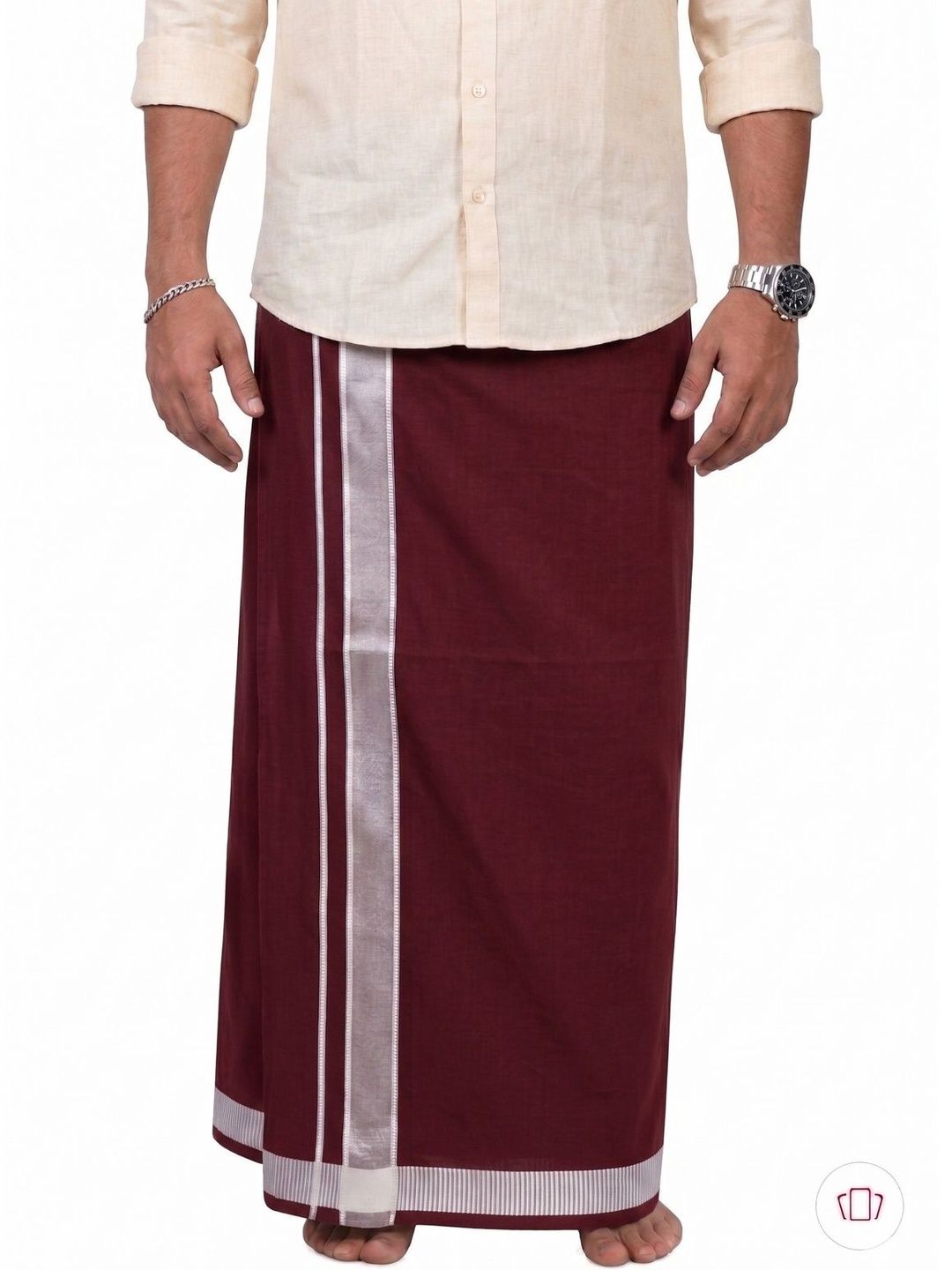 Hornbill Enterprises Men Cotton Dhoti Dhotis-picture-15