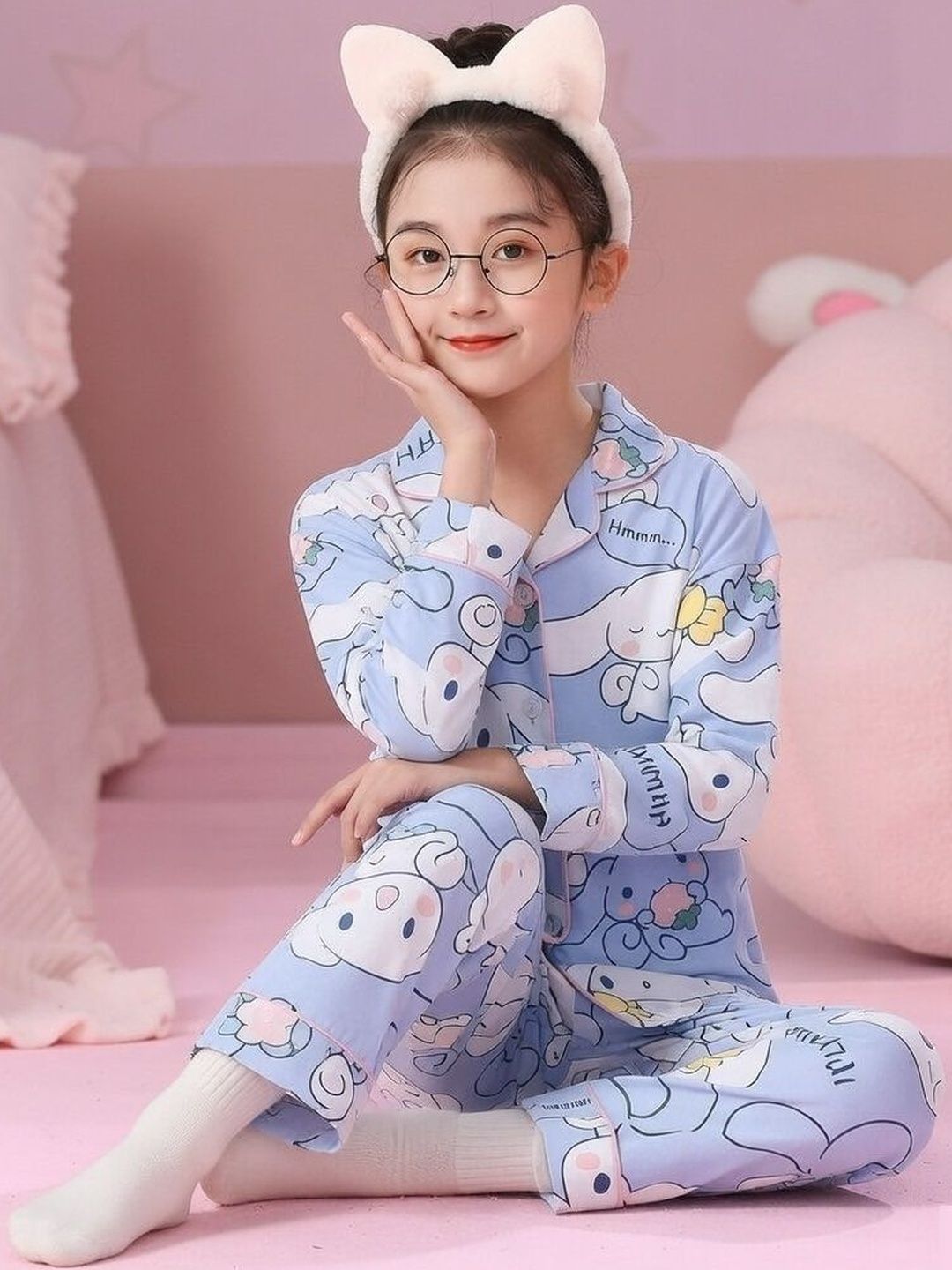 BAESD Girls Printed Night suit-picture-45