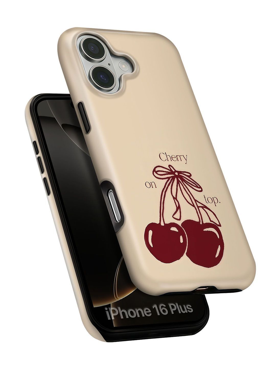 QRIOH Conversational Printed iPhone 16 Plus Back Case Mobile Accessories-picture-40