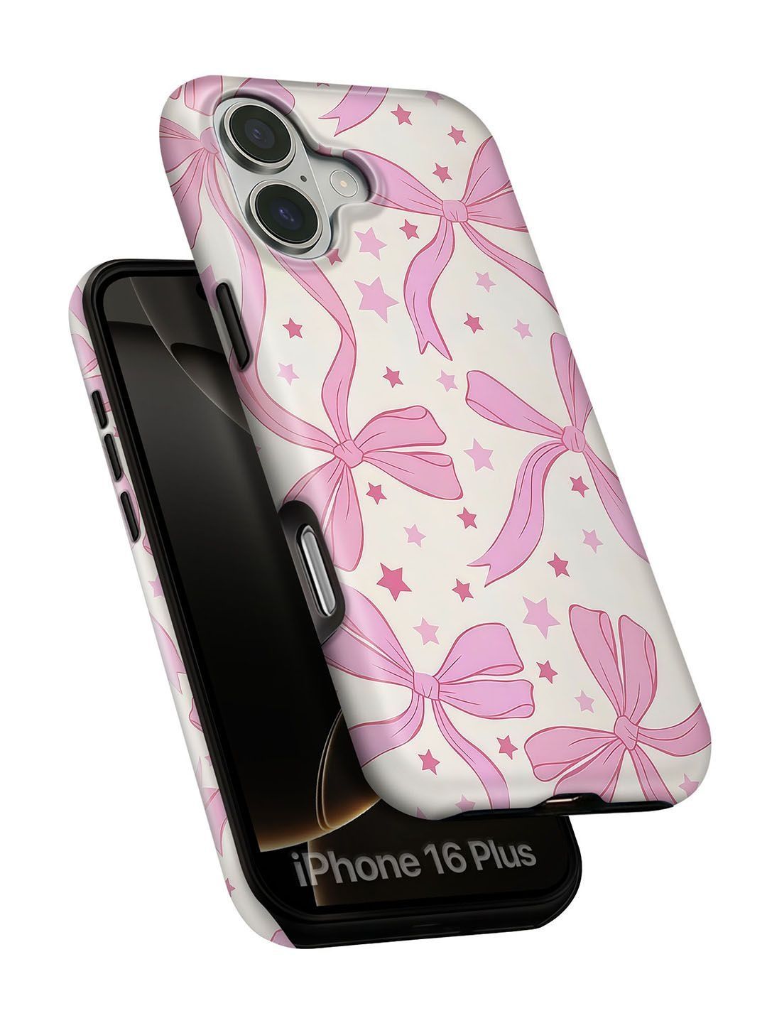 QRIOH Conversational Printed iPhone 16 Plus Back Case Mobile Accessories-picture-18
