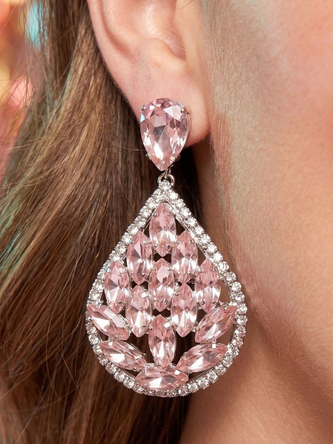 Nui Teardrop Shaped Drop Earrings-picture-42
