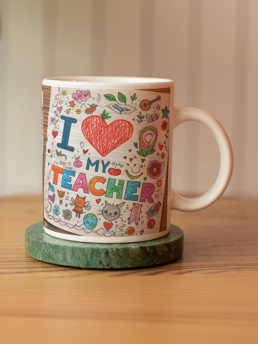 Balesara Purple Printed Ceramic Glossy Cups and Mugs Set of-image-26