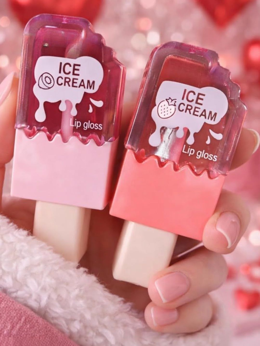VBA Set Of 2 Ice Cream Shape Lip Gloss - 5 ml Each-picture-28