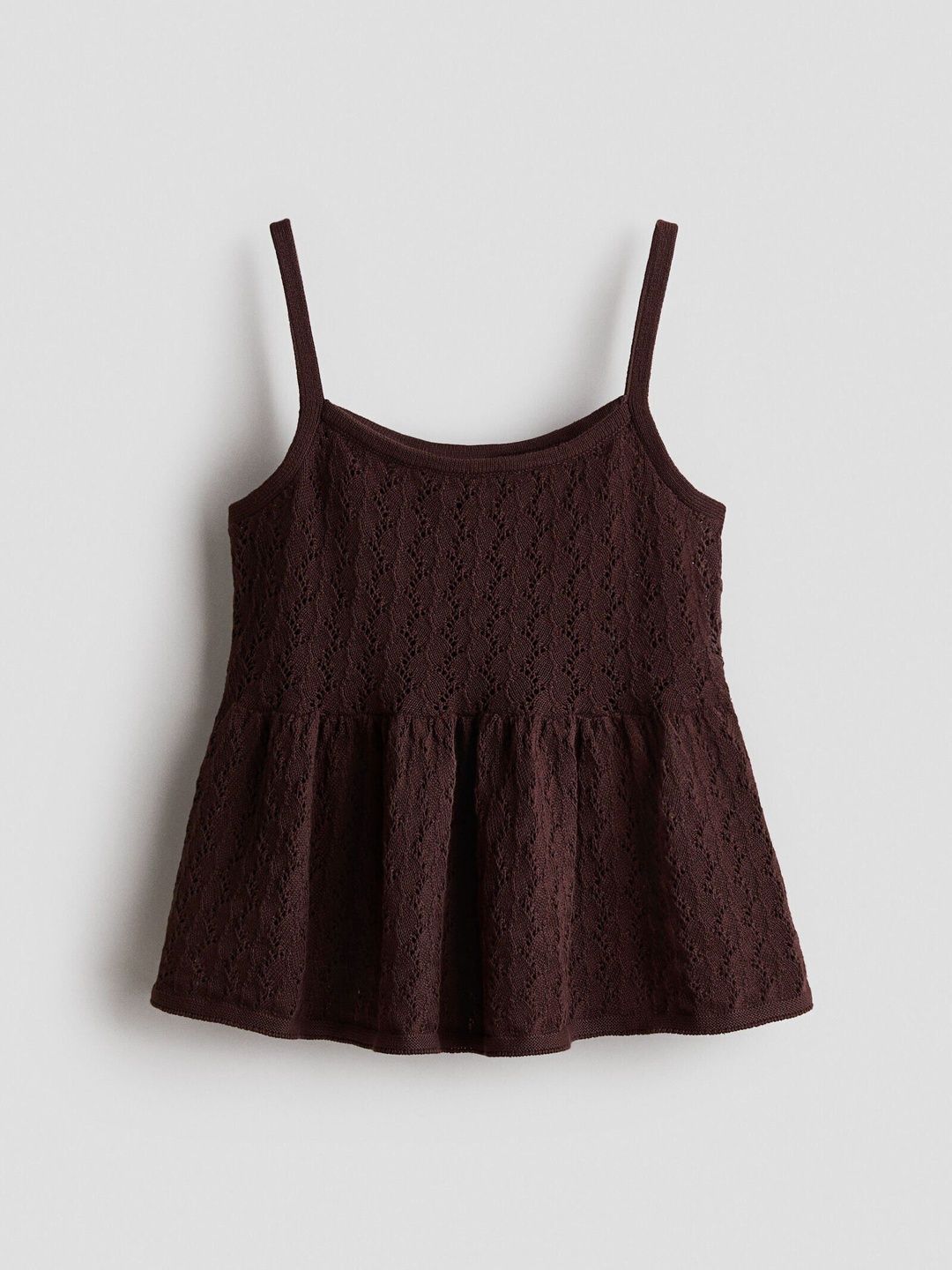 H&M Pointelle-Knit Strappy Top-picture-23
