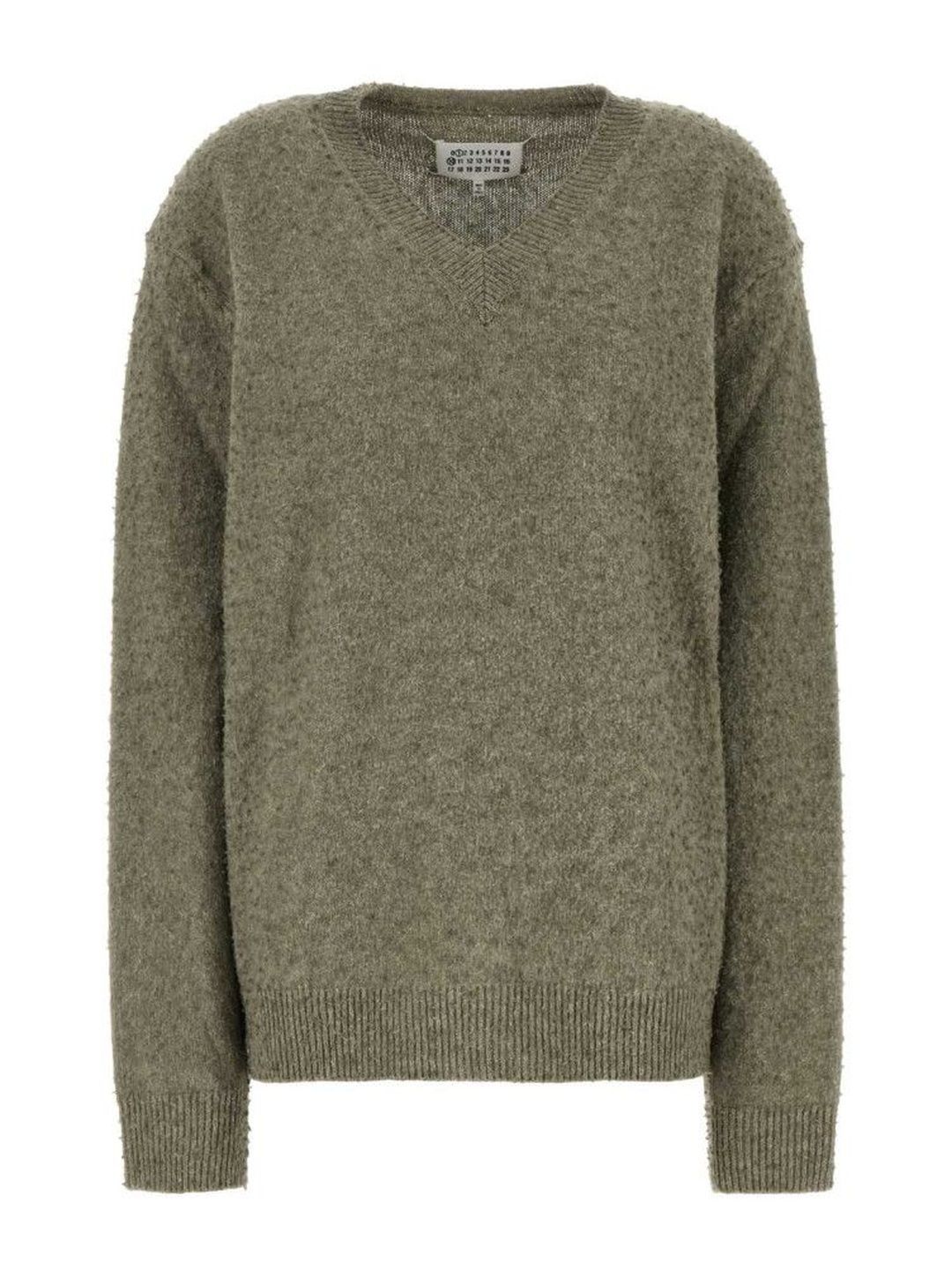 Sage green wool blend sweater-image-5