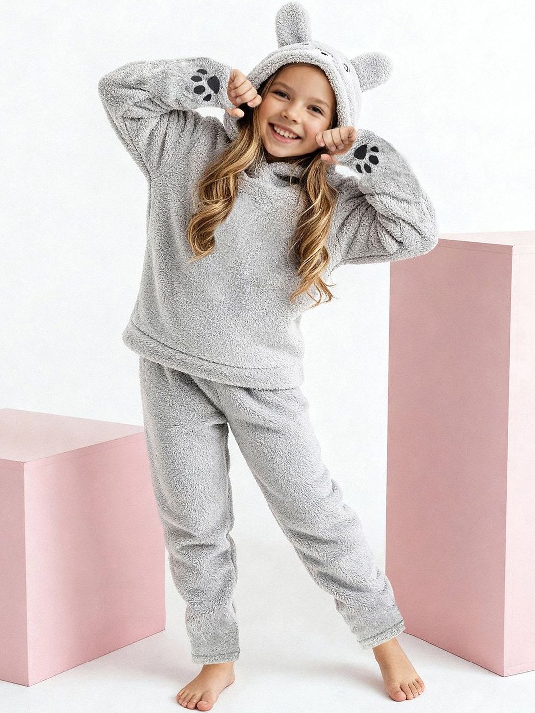 Trendyol Unisex Kids Printed Long Sleeves Nightdress-image-38