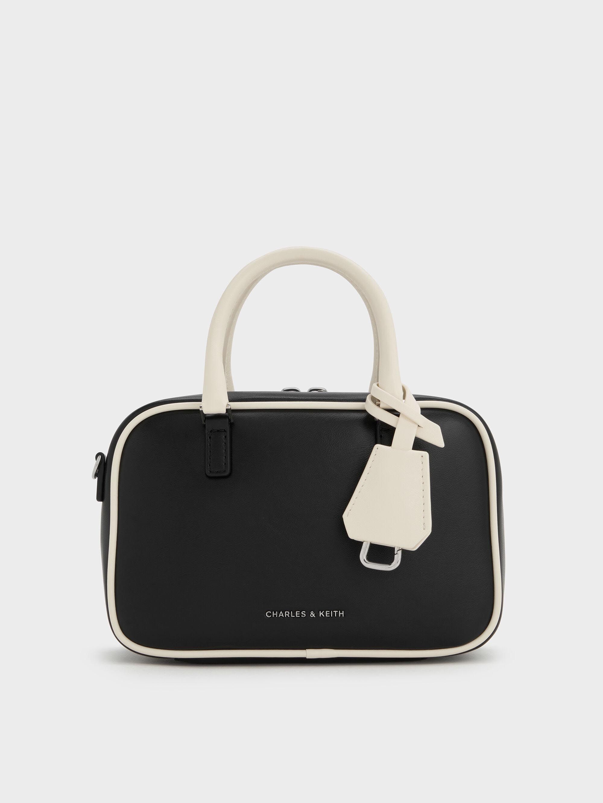 CHARLES & KEITH Mini Sianna Two-Tone Bowling Bag-picture-21
