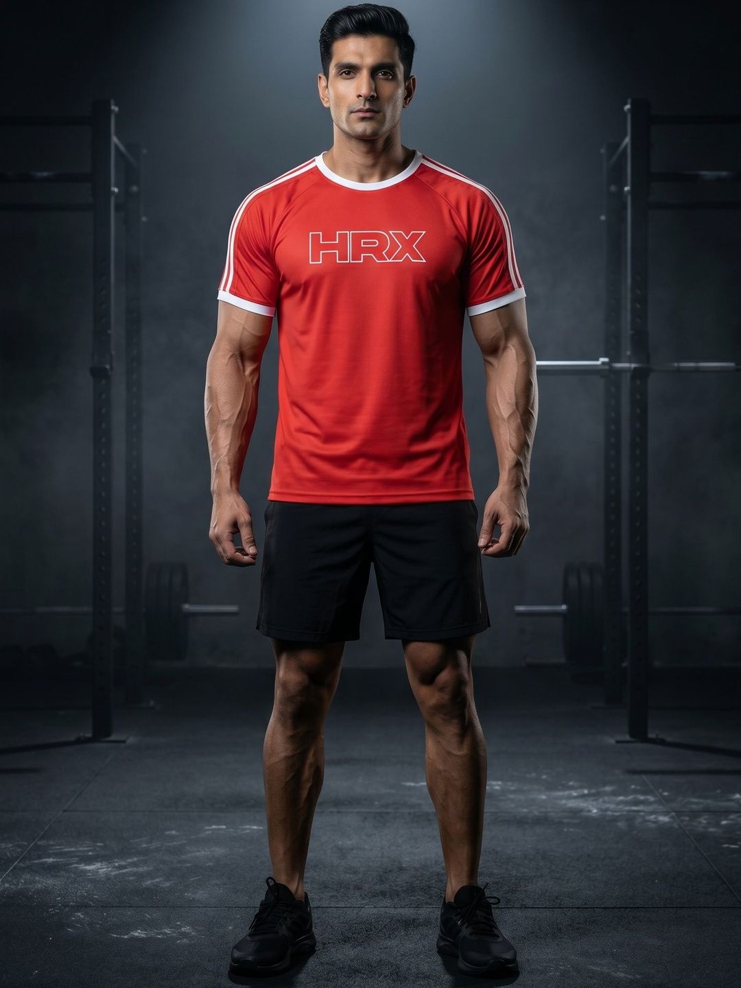 HRX by Hrithik Roshan Men Brand Logo T-shirt-picture-50