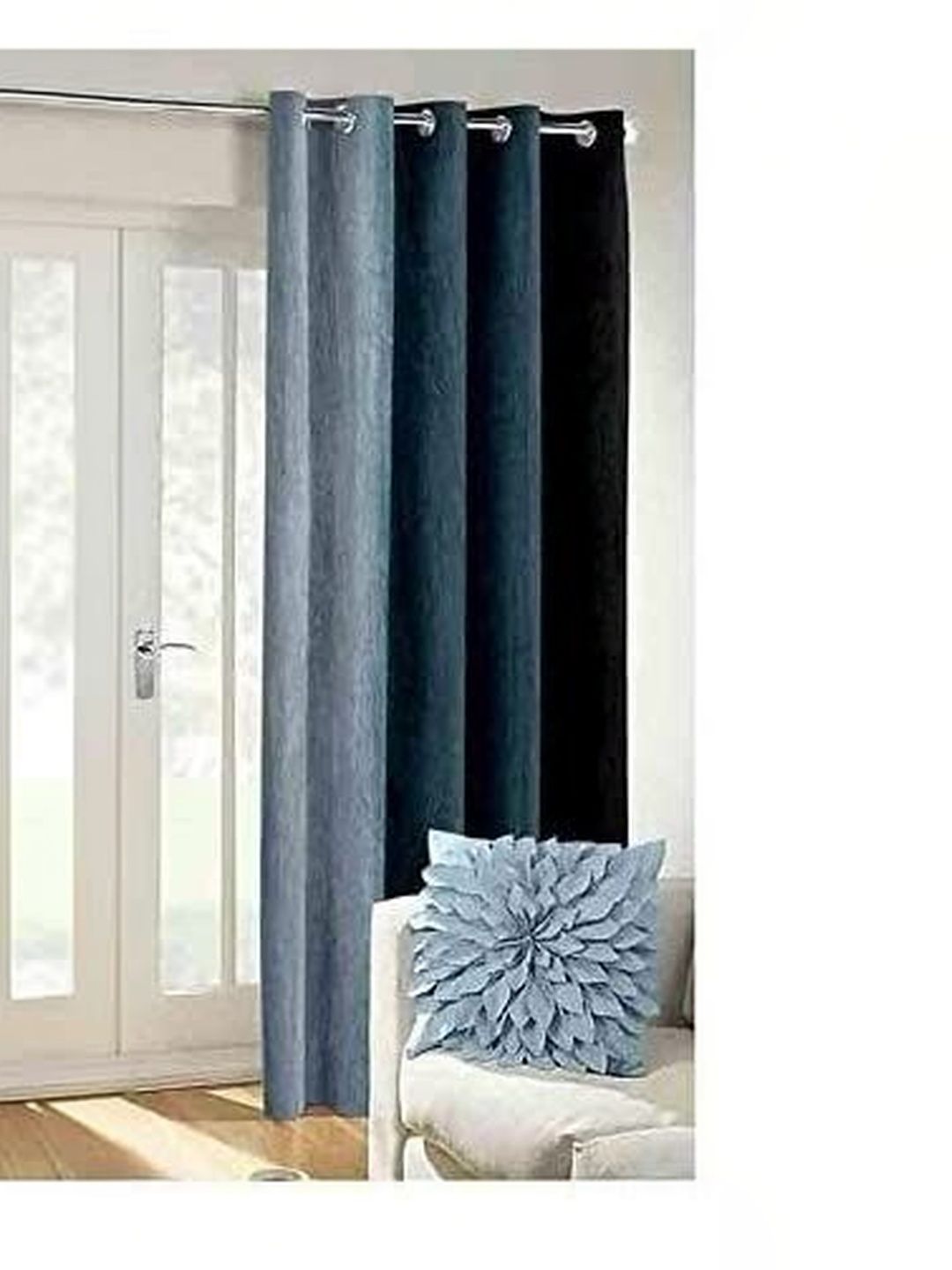 SAI ARPAN Grey Window Curtain-image-49