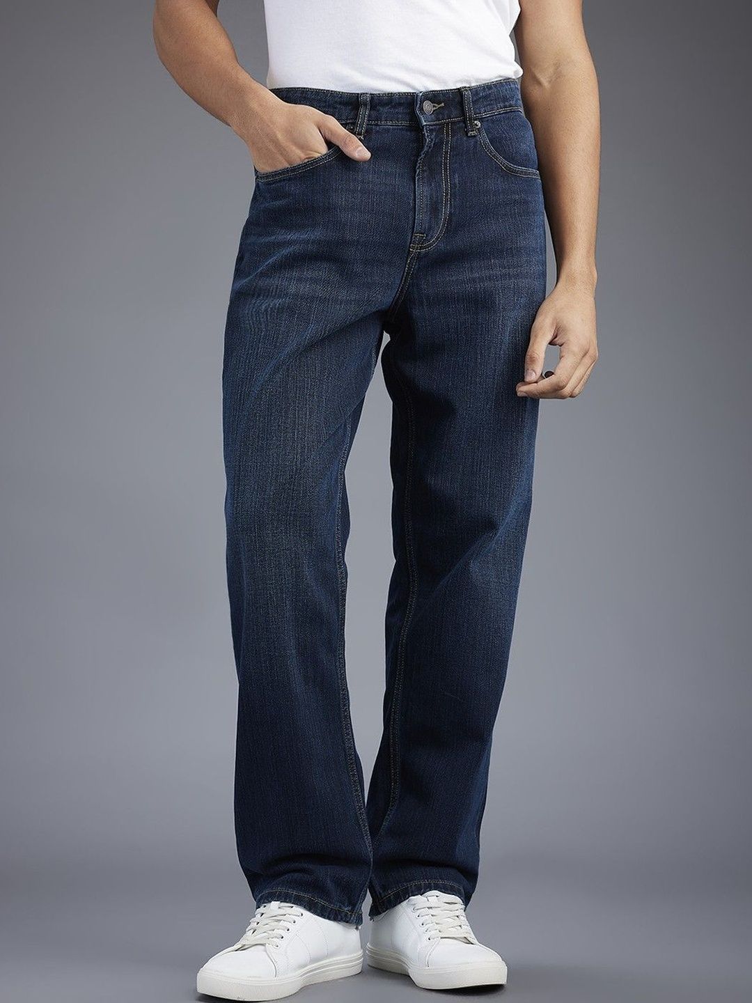 Pepe Jeans Men Relaxed Fit Mid-Rise Jeans-picture-39