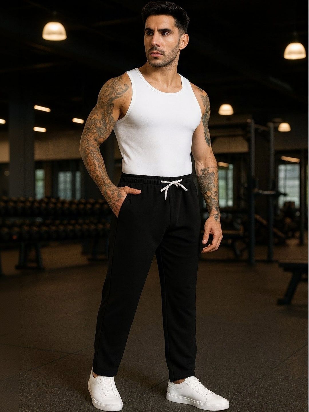THE BEETEL HOUSE Men Regular Fit Training Track Pants-picture-35