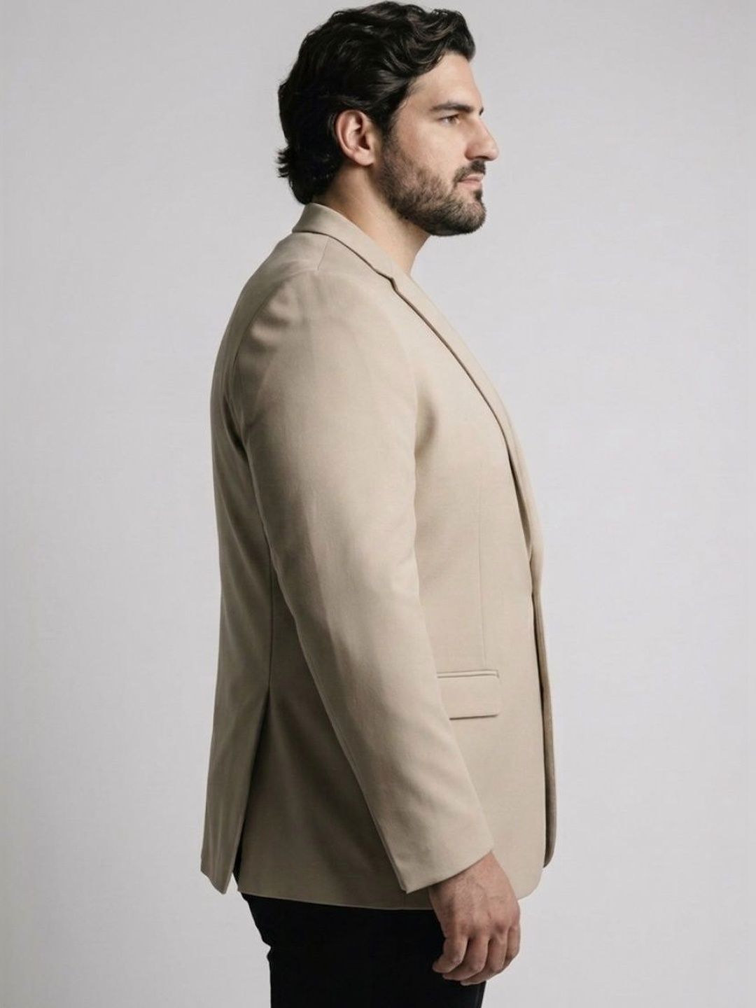 Big Hello - The Plus Life Notched Lapel Single-Breasted Formal Blazers-picture-51