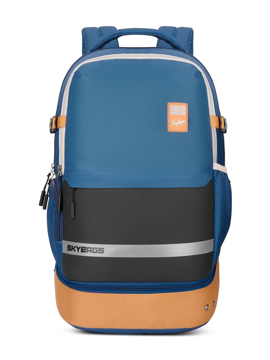Skybags Unisex Basecamp Teal 17 Inch Compatible Laptop Backpack with Shoe Pocket - 40L-picture-10