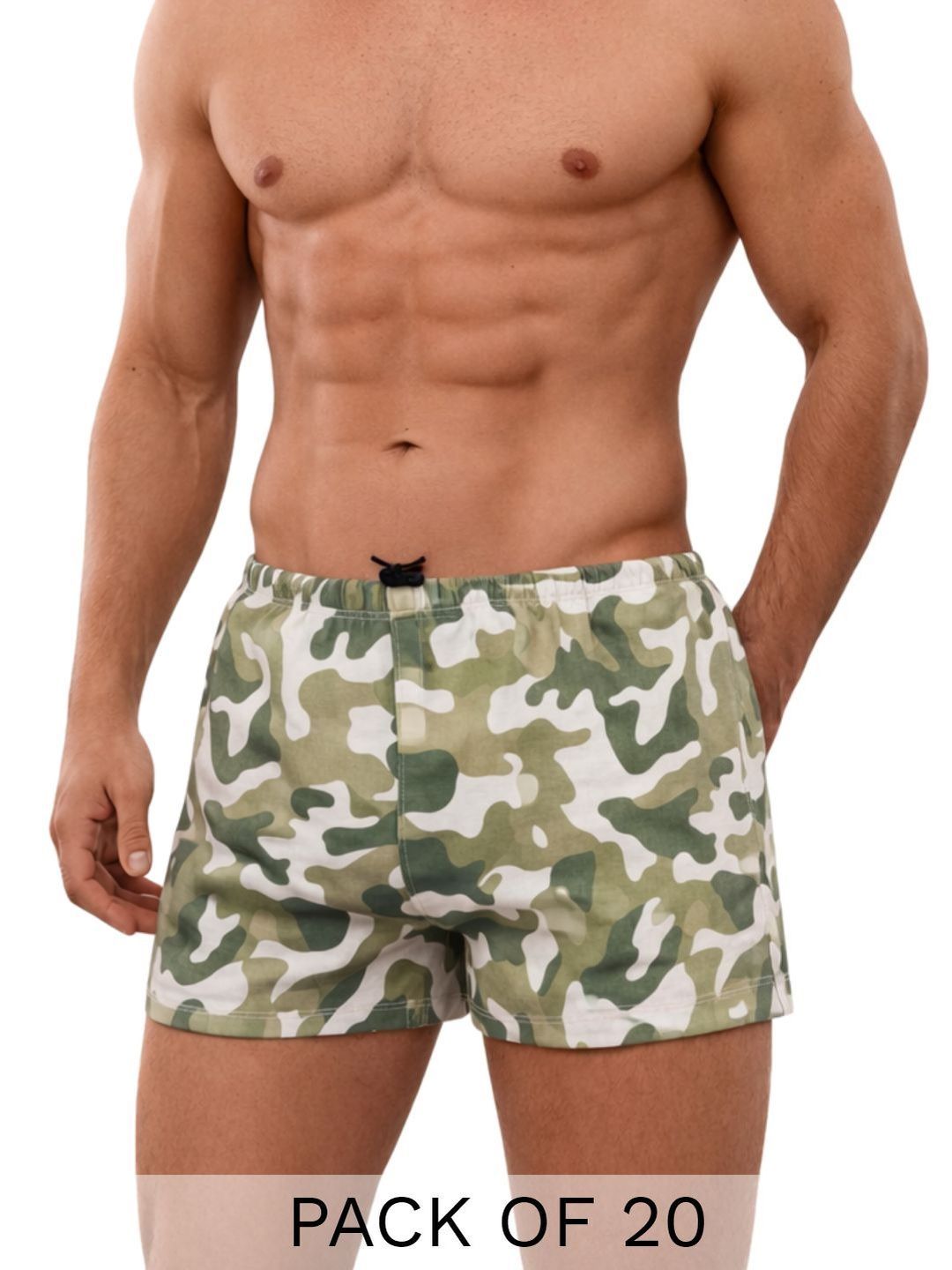 Trawee Pack of 20 Printed Disposable Boxers-picture-11