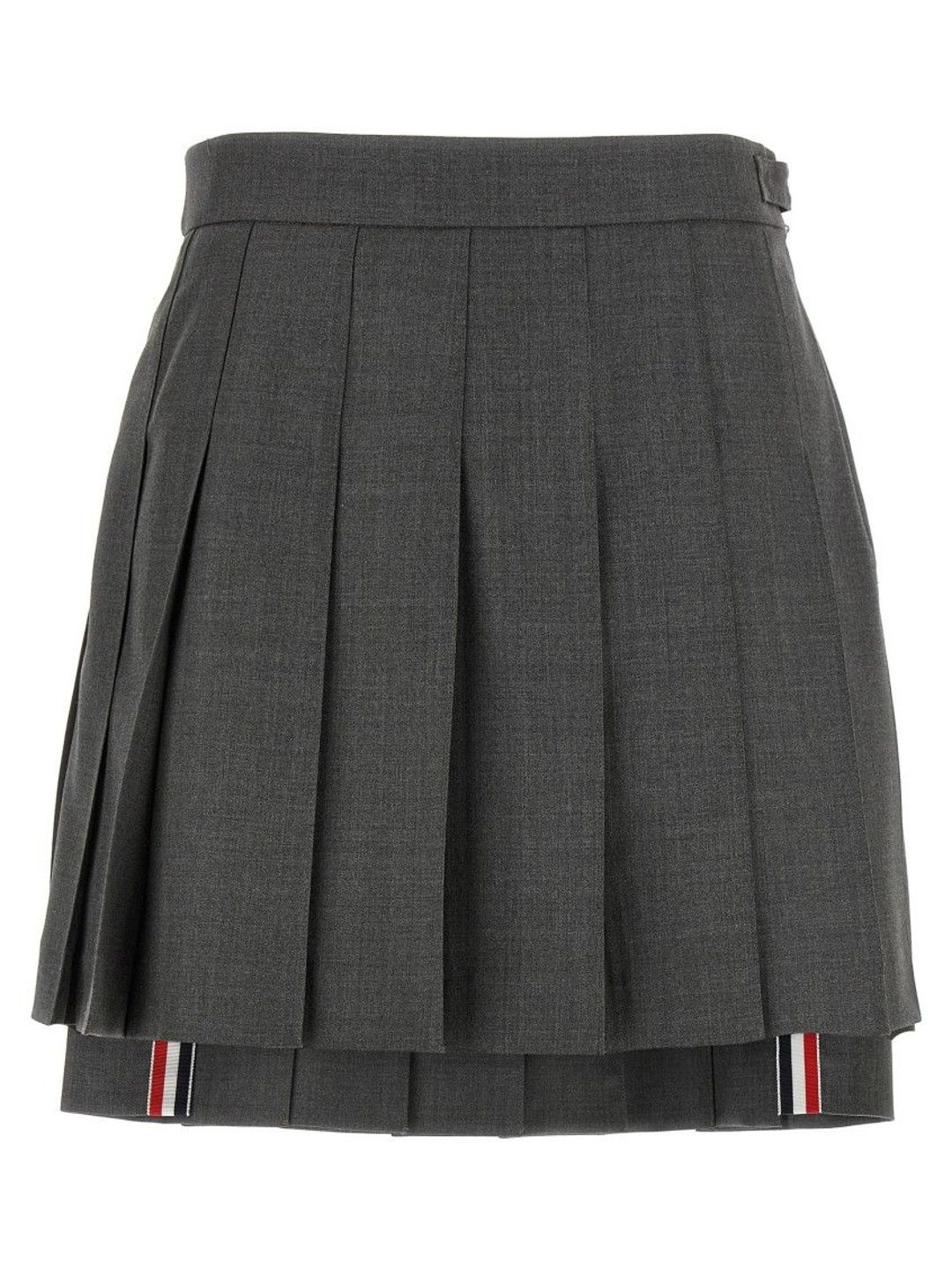 Thom Browne Women Grey Wool Skirts-picture-22