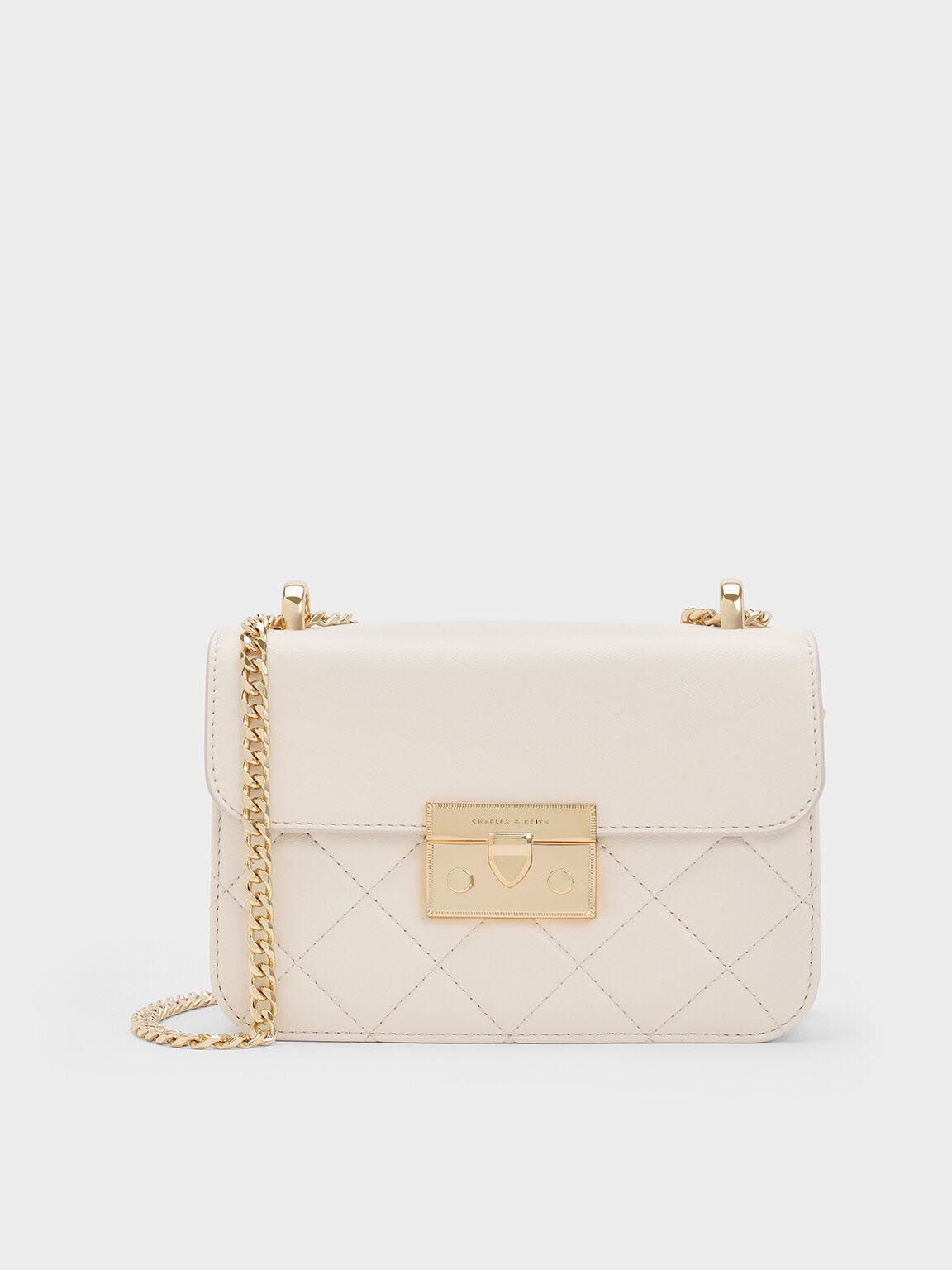 CHARLES & KEITH Alva Quilted Chain-Handle Bag-picture-25