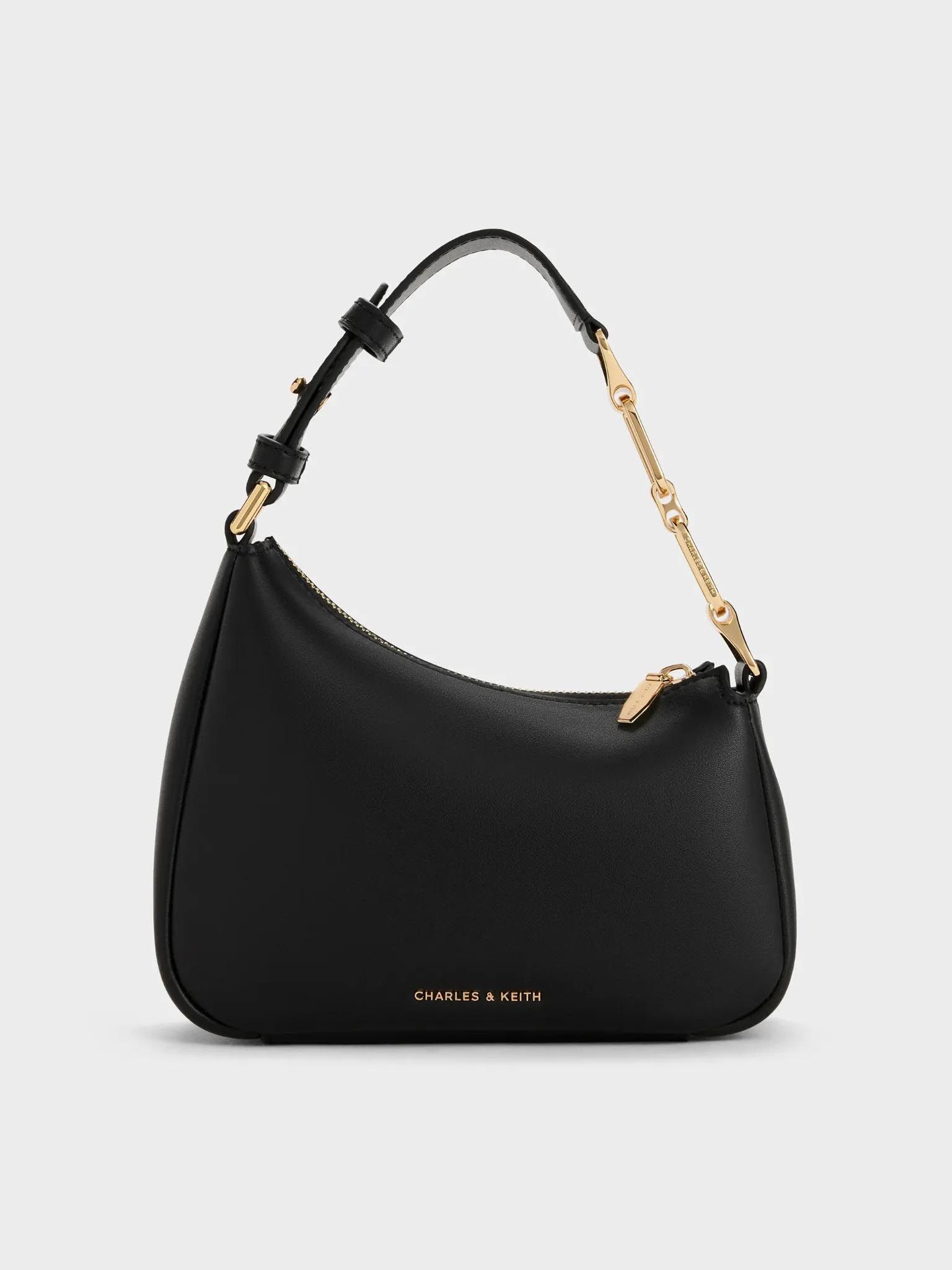 CHARLES & KEITH Mini Agatha Chain-Accent Shoulder Bag-picture-25