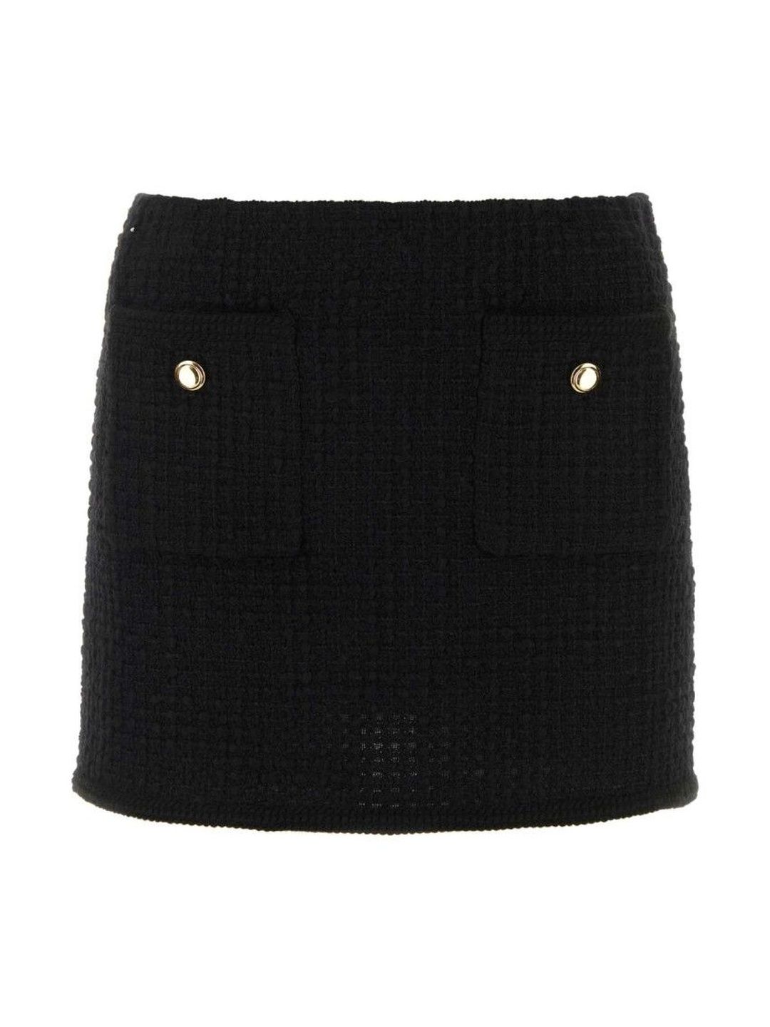 Miu Miu Women Black Wool Skirts-picture-56