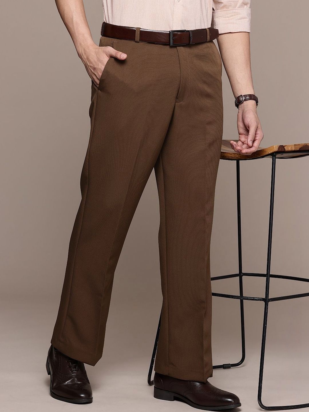 THE BEETEL HOUSE Men Relaxed Trousers-picture-34