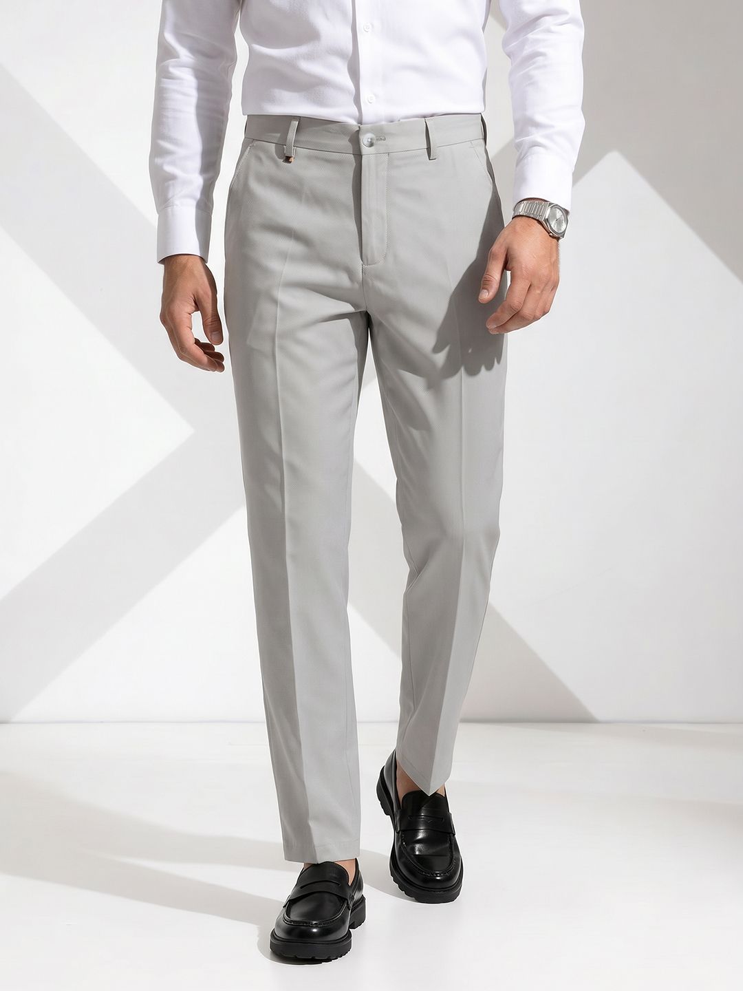 INVICTUS Men Flat-Front Formal Trouser-picture-37