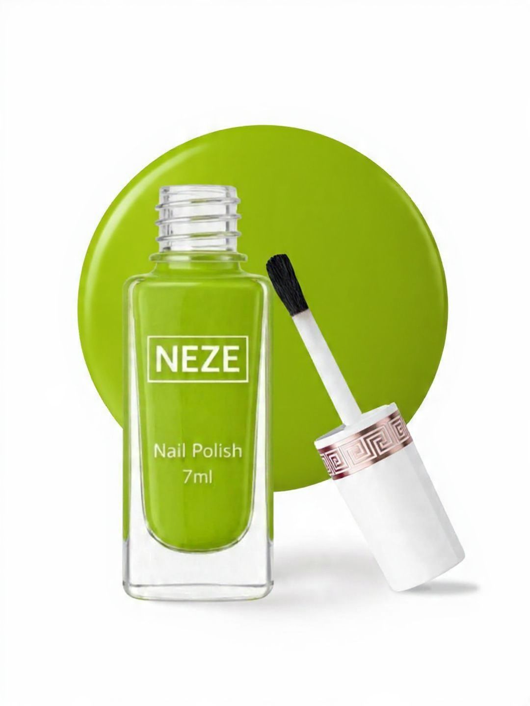 Neze High Shine Long-Lasting Nail Polish - 7 ml- Lime Green-picture-36