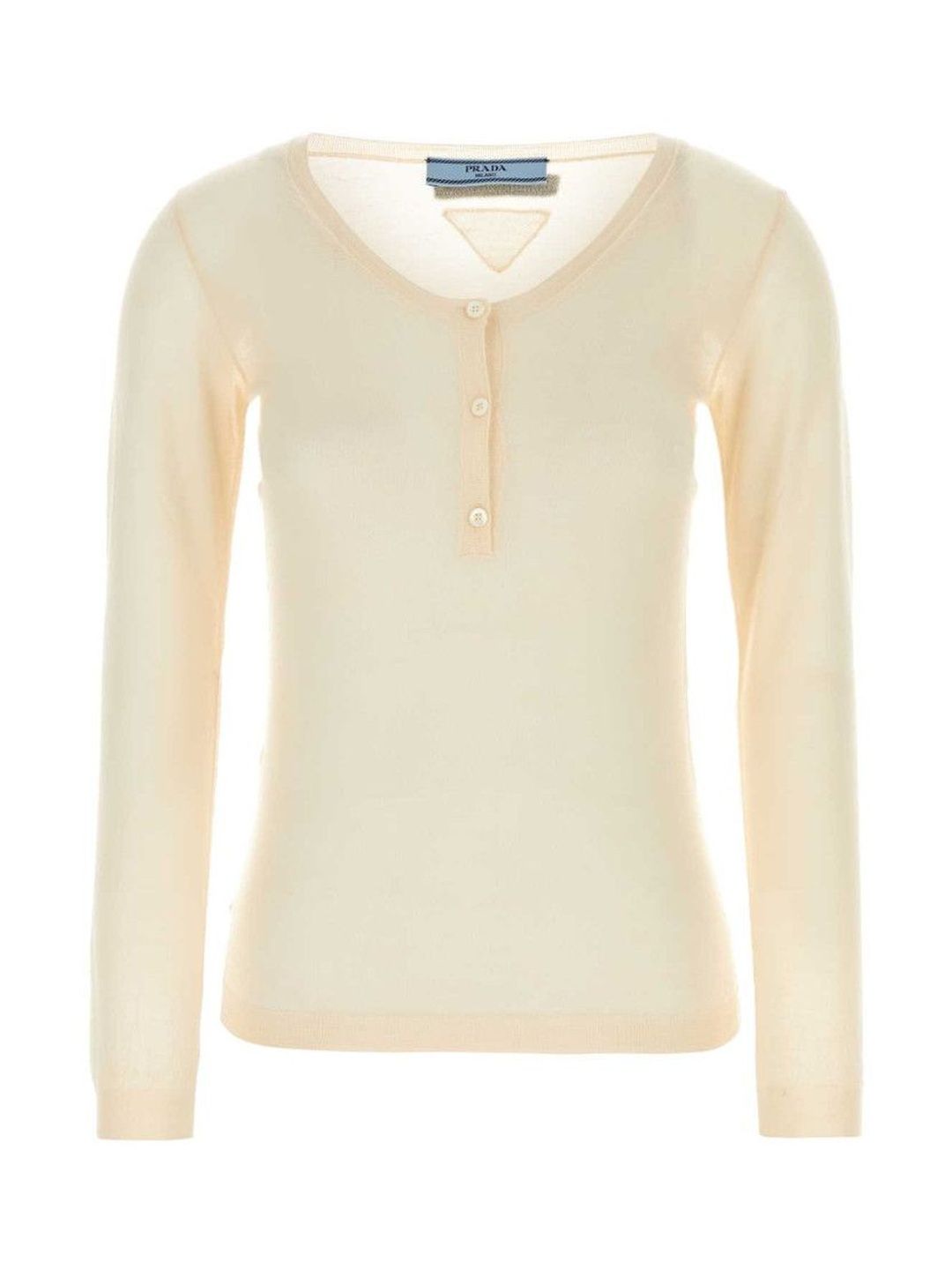 Beige Cashmere Blend Sweater-image-41