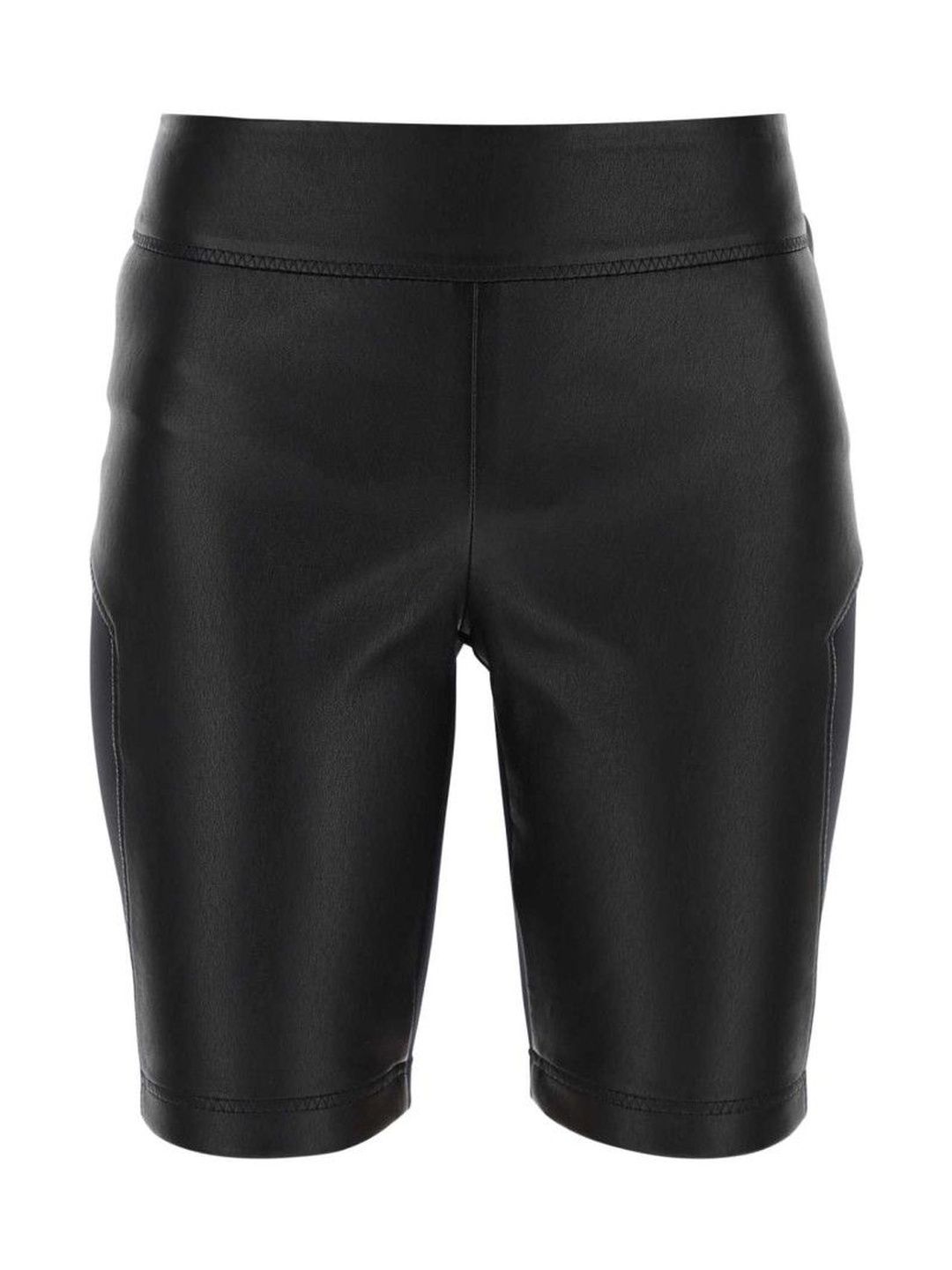 loewe Black leather and fabric leggings-picture-38