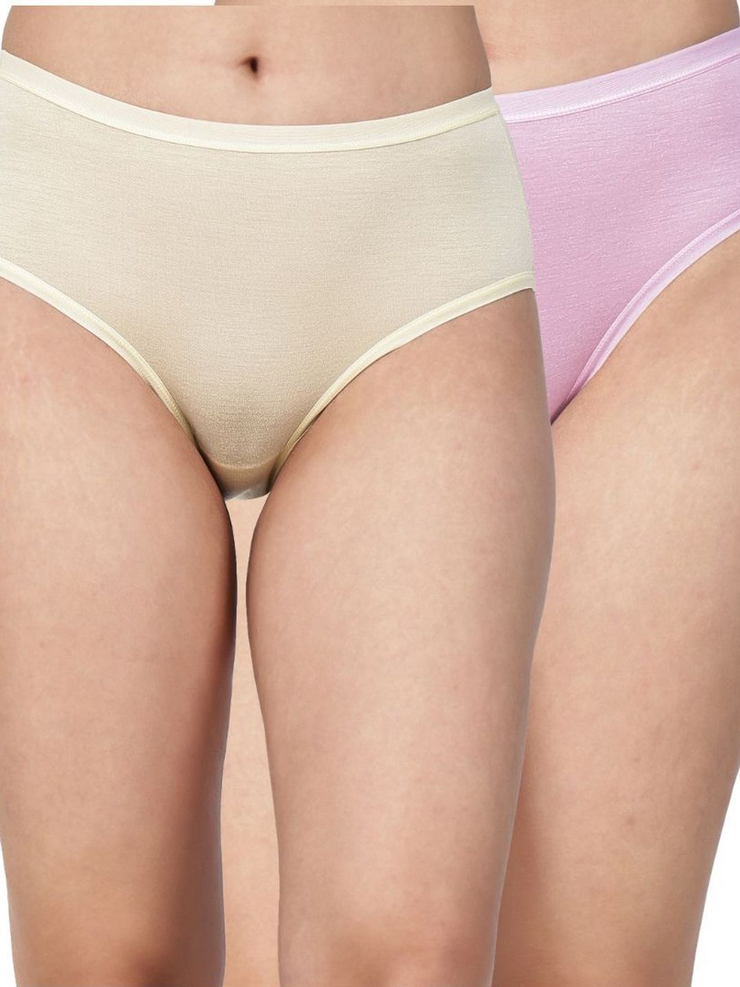 DressBerry Women Pack of 2 Anti Microbial Basic Briefs-image-33