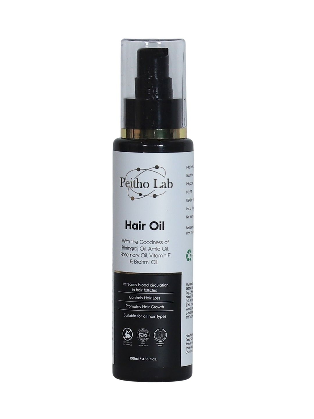 Peitho Lab Set Of Hair Growth Shampoo - 300 ml & Hair Oil - 100 ml-picture-26
