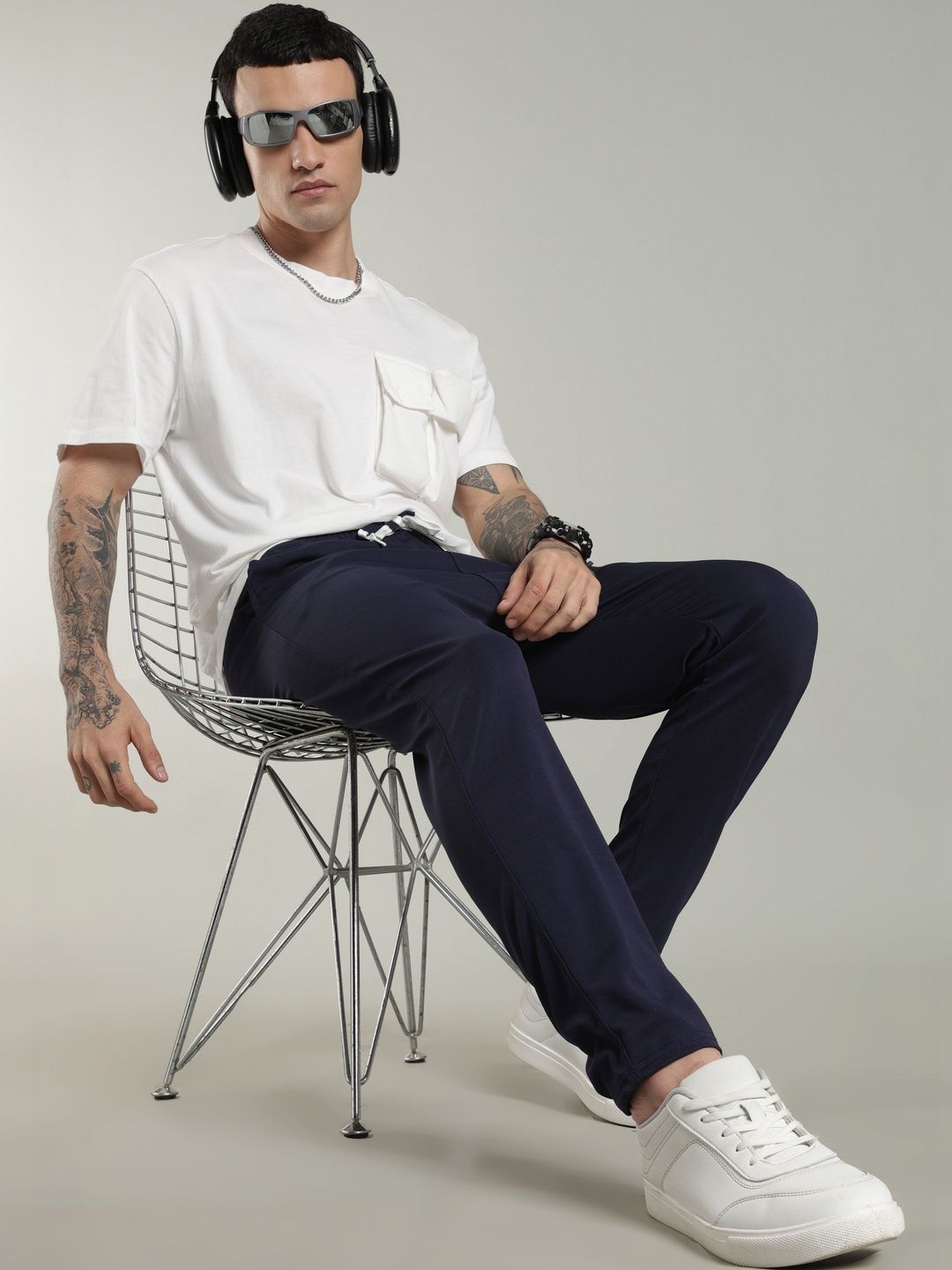 THE BEETEL HOUSE Men Regular Fit Track Pants-picture-19