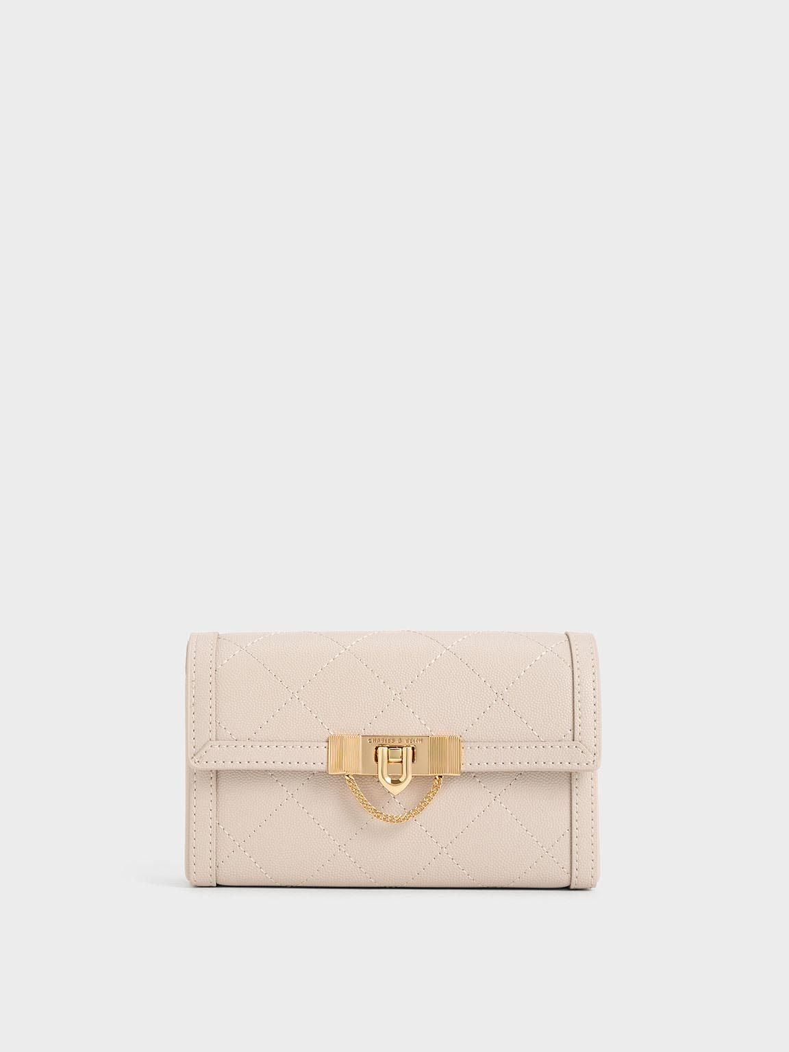 CHARLES & KEITH Tallulah Quilted Push-Lock Clutch-picture-13