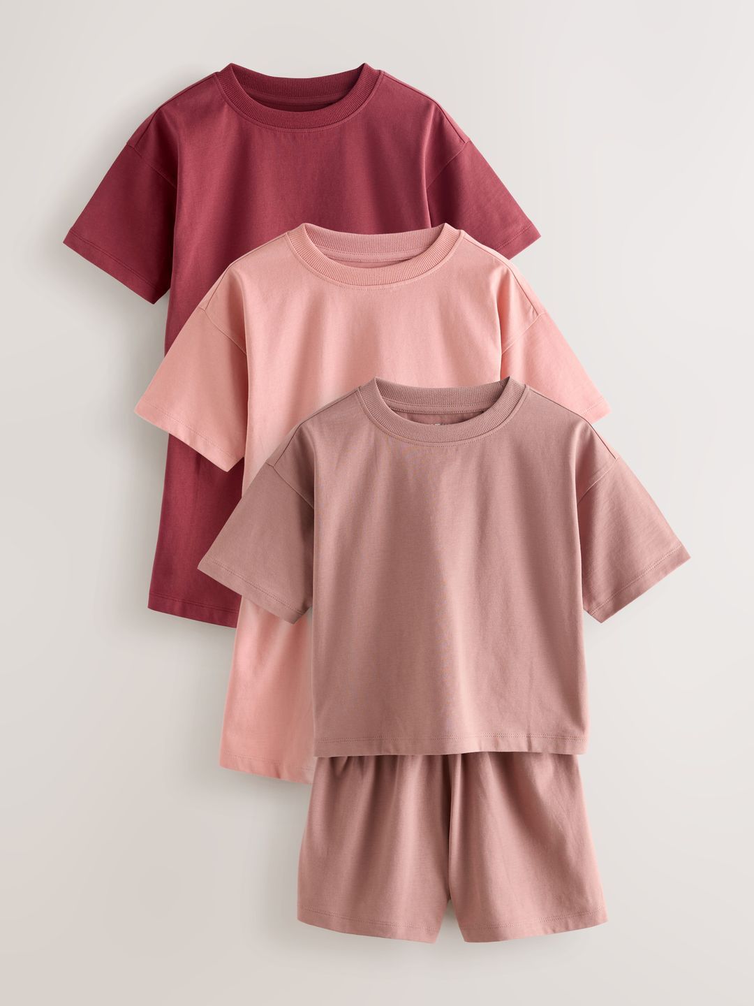 NEXT Girls Pack Of 3 Pure Cotton Night suit-picture-22