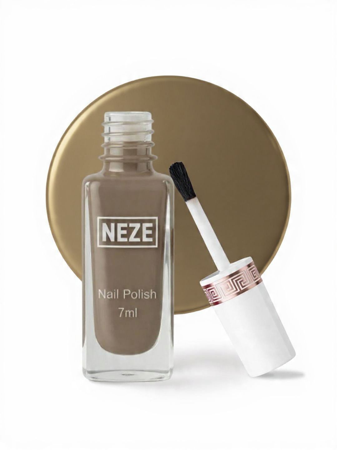 Neze High Shine Long-Lasting Nail Polish - 7 ml -Khaki-picture-58
