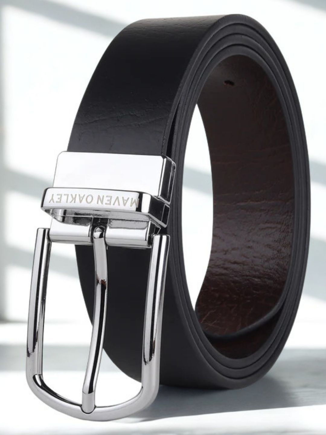 MAVEN OAKLEY Men Leather Reversible Belt-picture-20