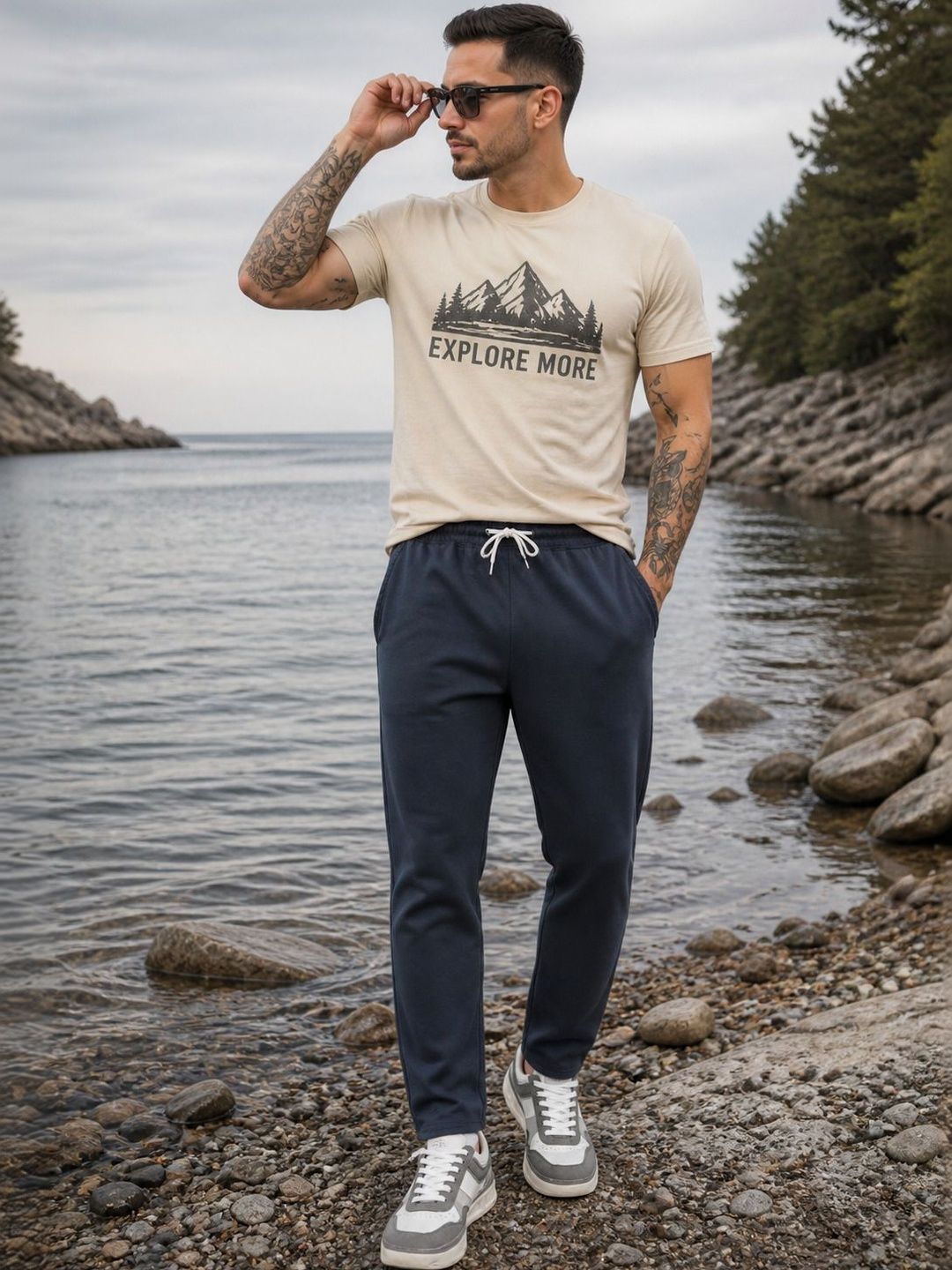 MaverIQ Men Regular Fit Track Pants-picture-50