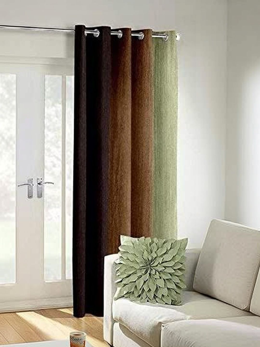 SAI ARPAN Brown Window Curtain-image-10