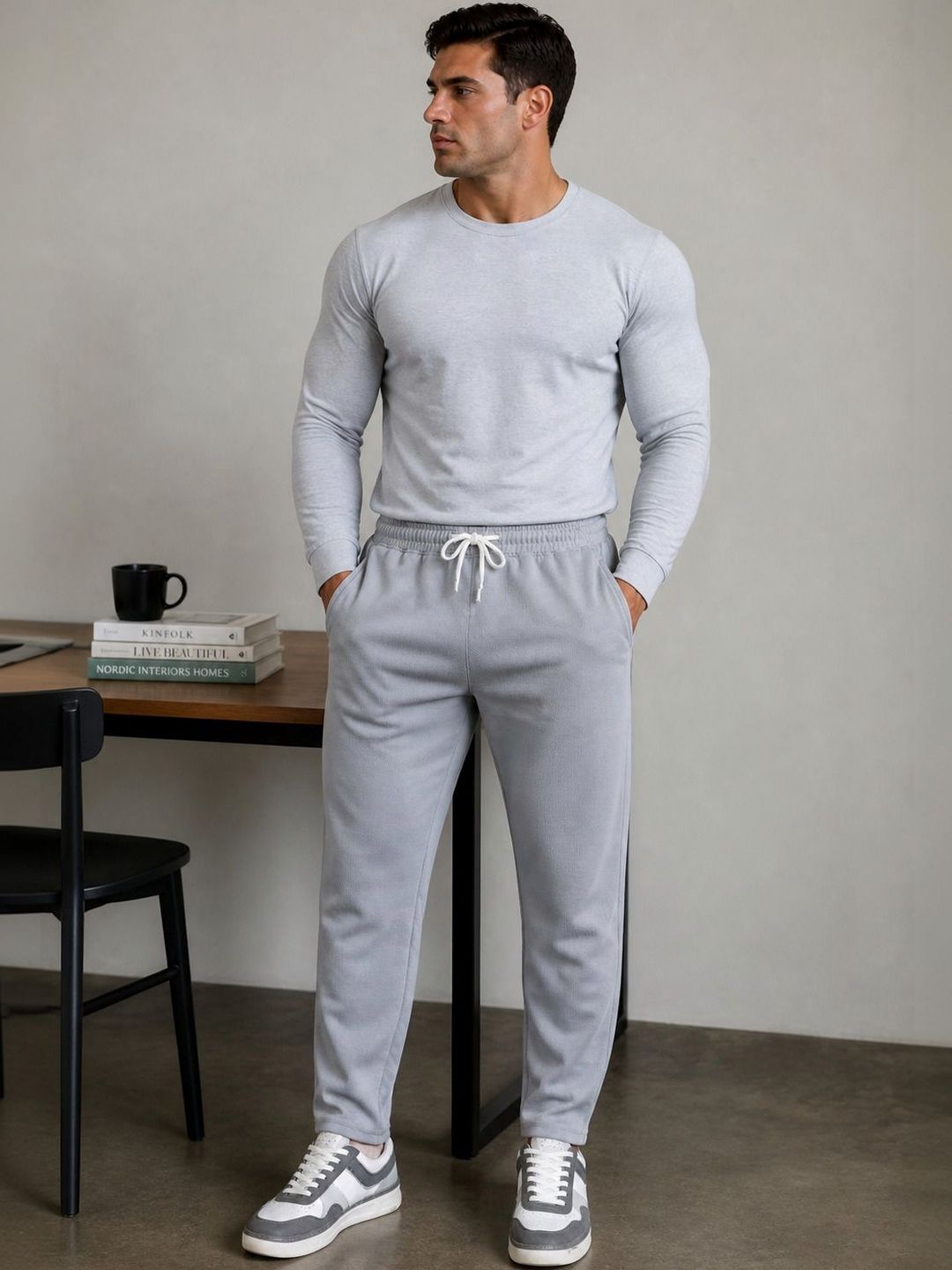 THE BEETEL HOUSE Men Regular Fit Track Pants-picture-42
