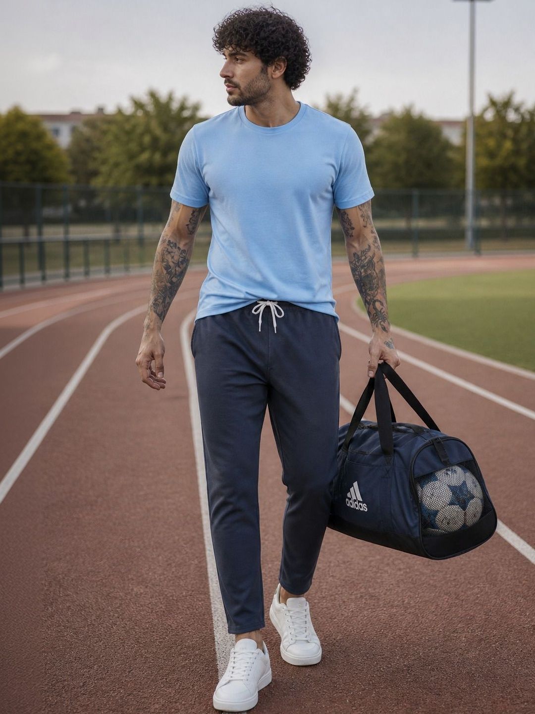 SZN Men Regular Fit Training Track Pants-picture-38