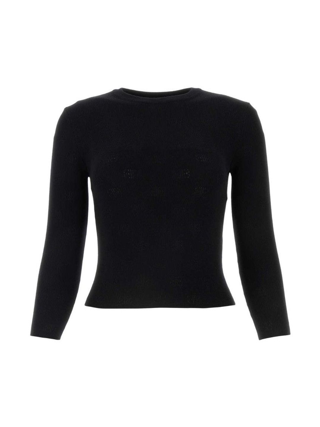 balenciaga Black Cropped Sweater-picture-56