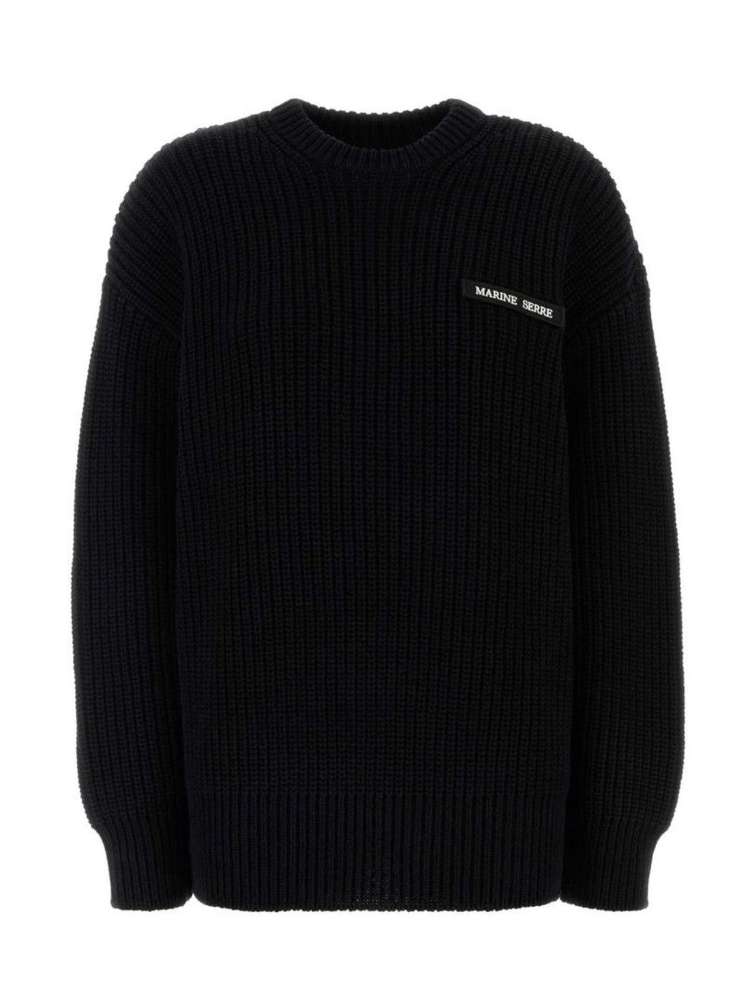 marine serre Black cotton sweater-picture-13
