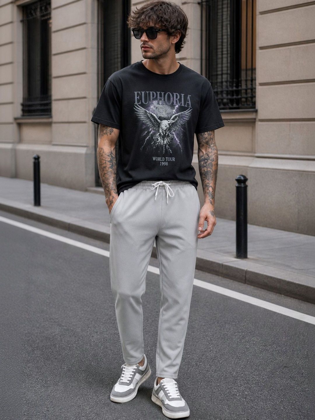 THE BEETEL HOUSE Men Regular Fit Training Track Pants-picture-13