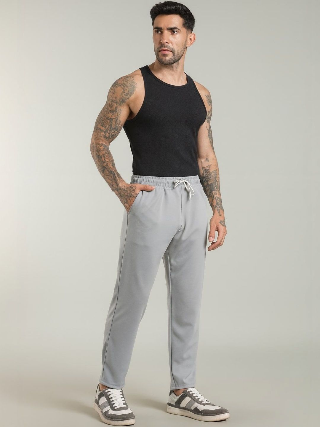 THE BEETEL HOUSE Men Regular Fit Training Track Pants-picture-38